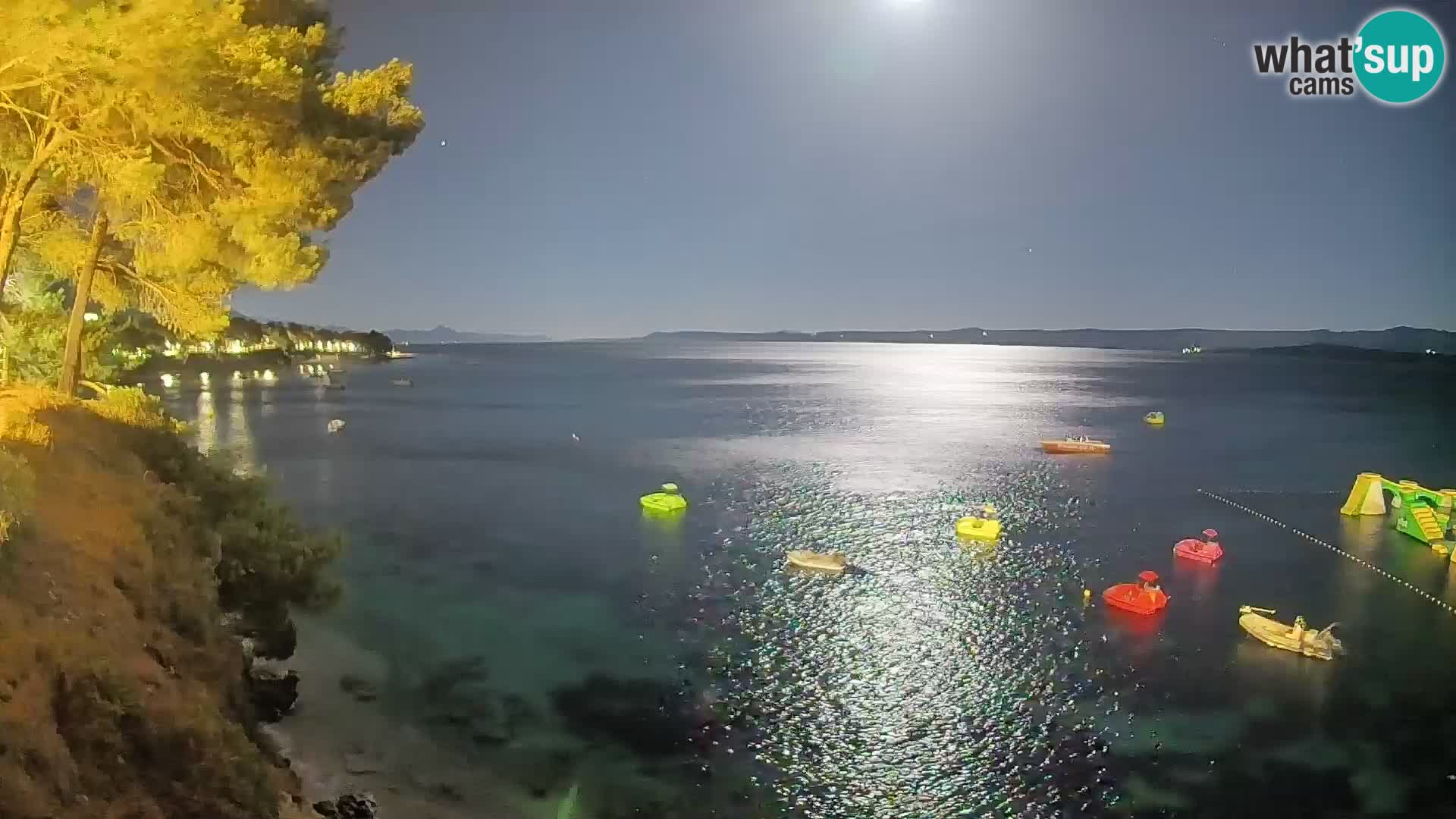 Webcam Potočine Beach Bol – Live View of Borak Beach, Brač Island