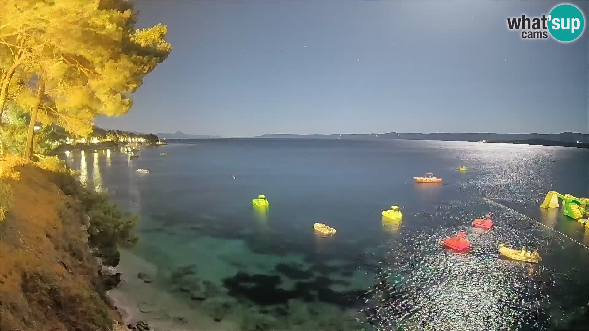 Webcam Playa Potočine Bol – Vista en vivo de Borak Beach, Isla de Brač