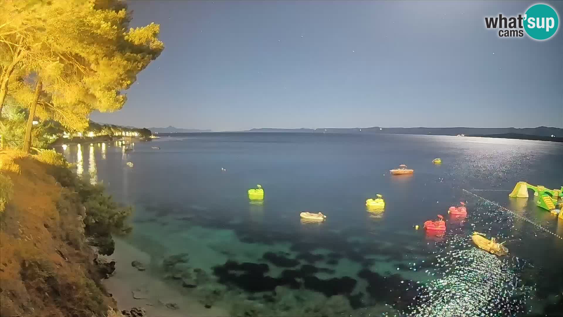 Webcam Playa Potočine Bol – Vista en vivo de Borak Beach, Isla de Brač