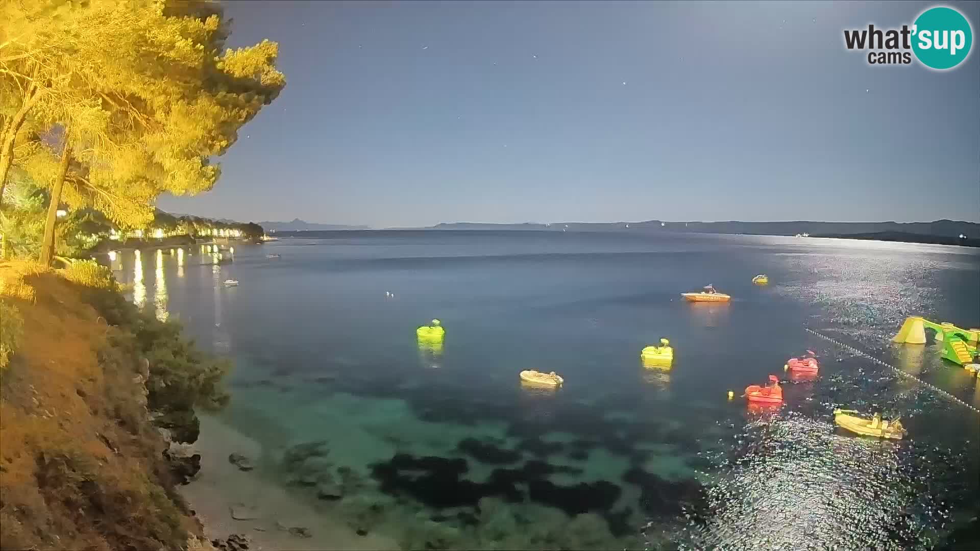 Webcam Potočine Beach Bol – Live View of Borak Beach, Brač Island