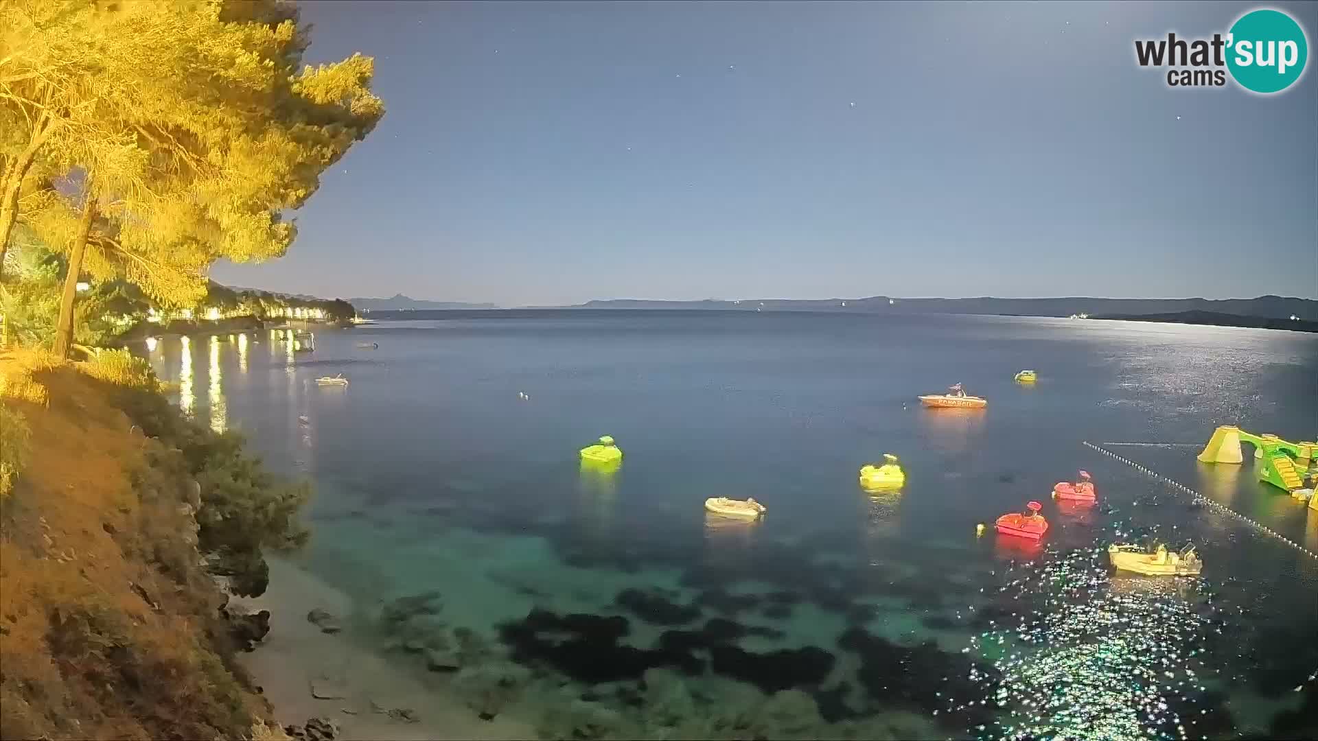 Webcam Potočine Beach Bol – Live View of Borak Beach, Brač Island