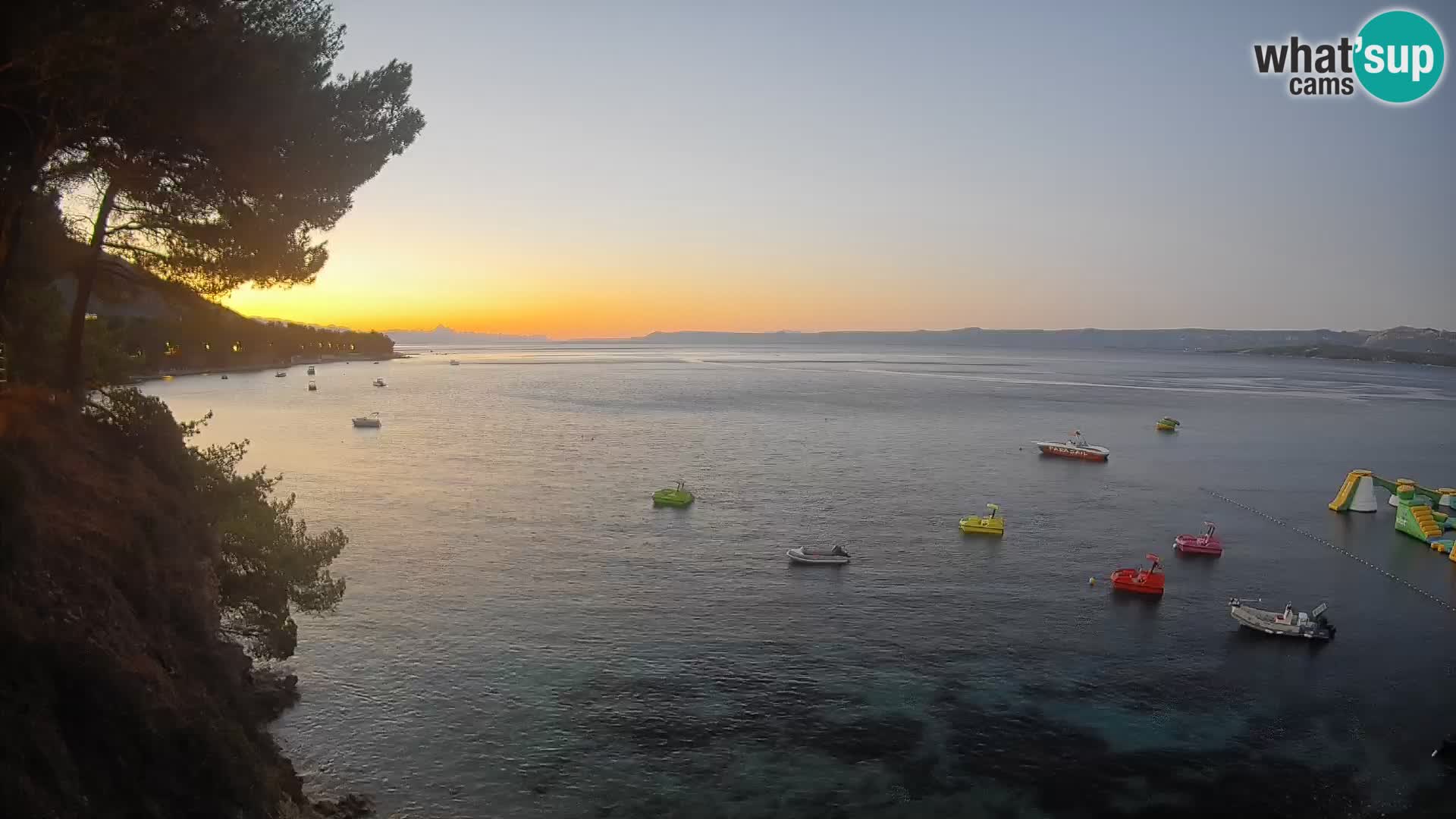 Webcam Playa Potočine Bol – Vista en vivo de Borak Beach, Isla de Brač