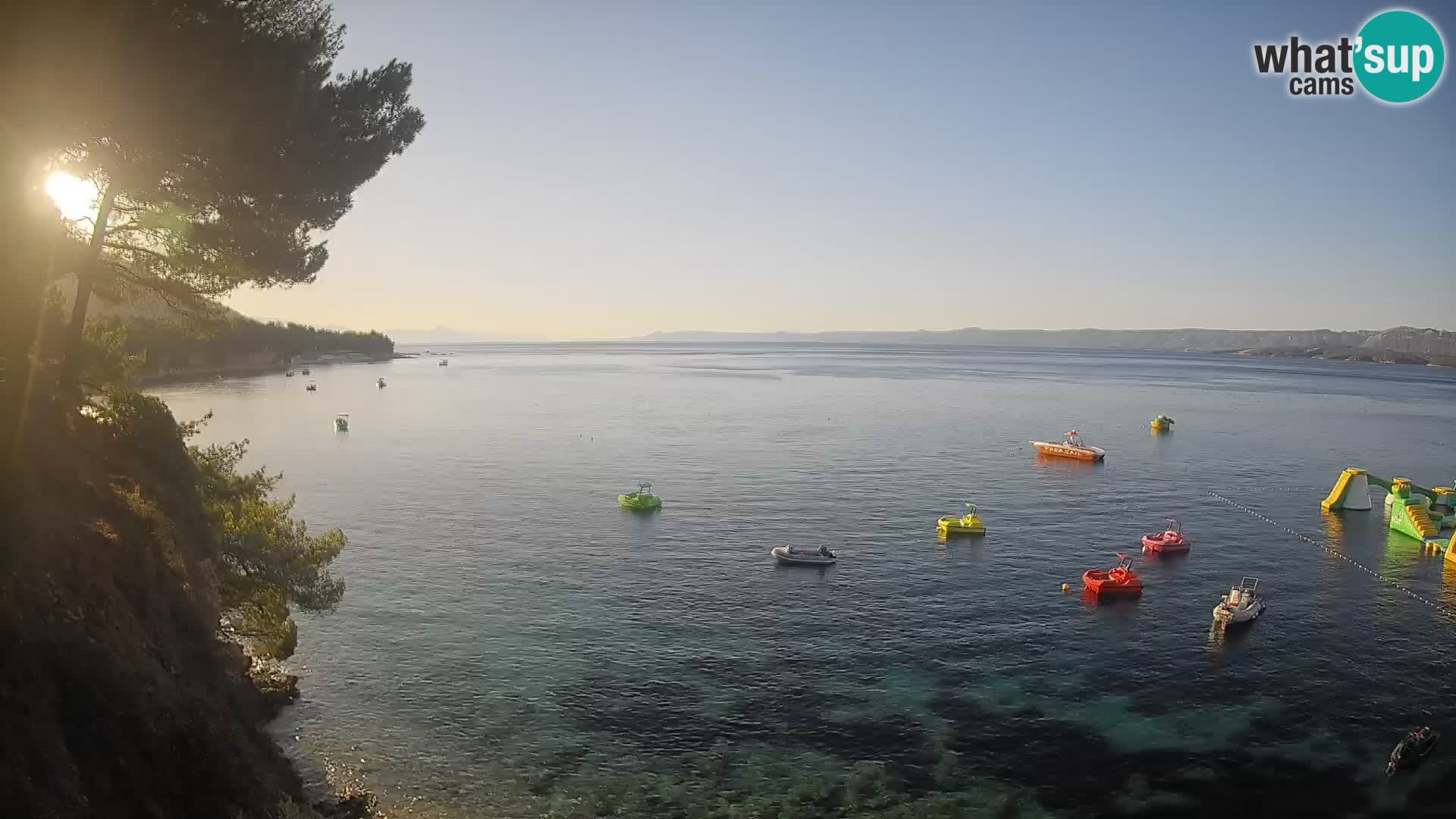 Webcam plage Potočine Bol – Vue en direct sur Borak Beach, île de Brač