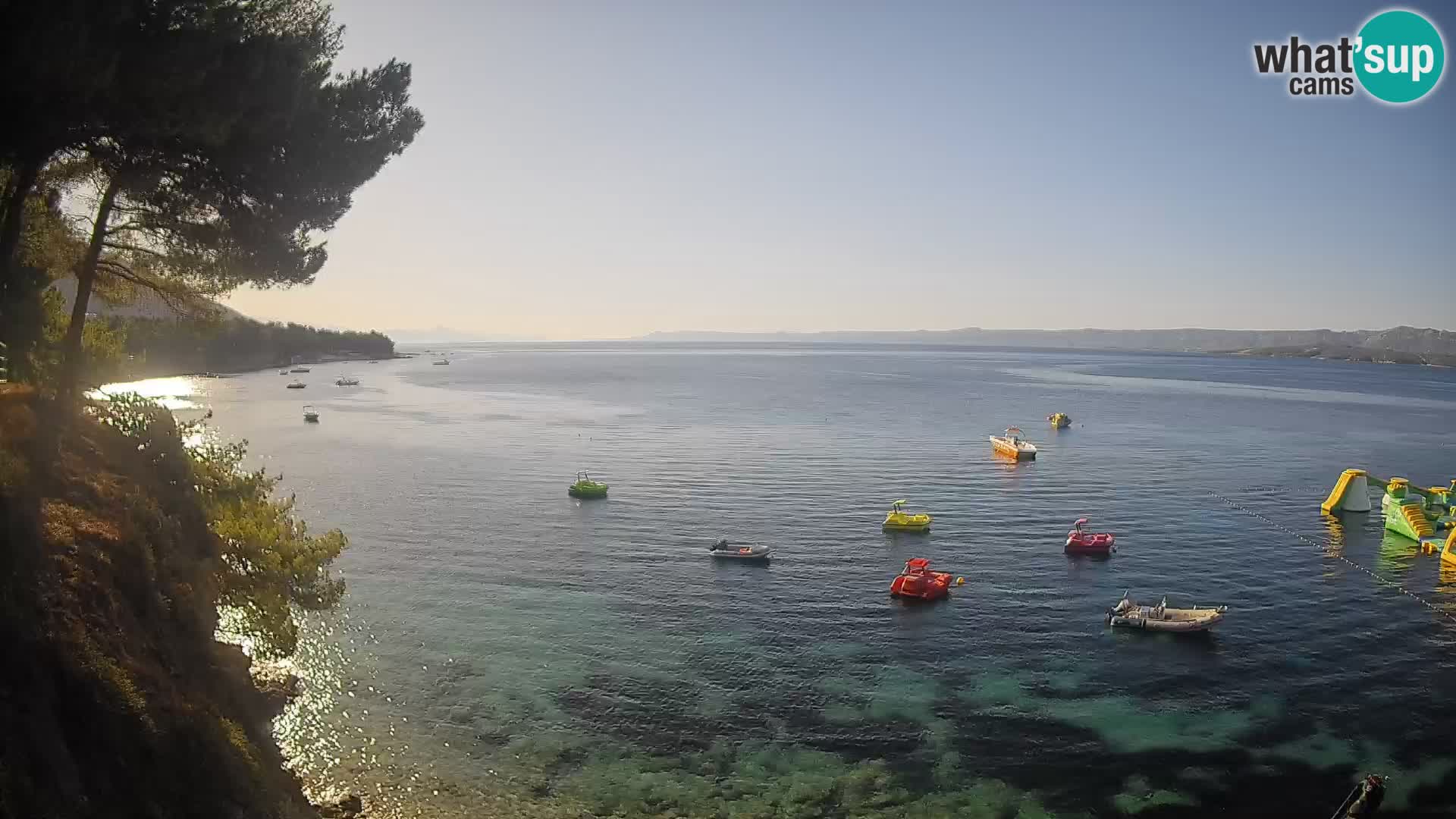 Webcam Strand Potočine Bol – Liveblick auf Borak Beach, Insel Brač