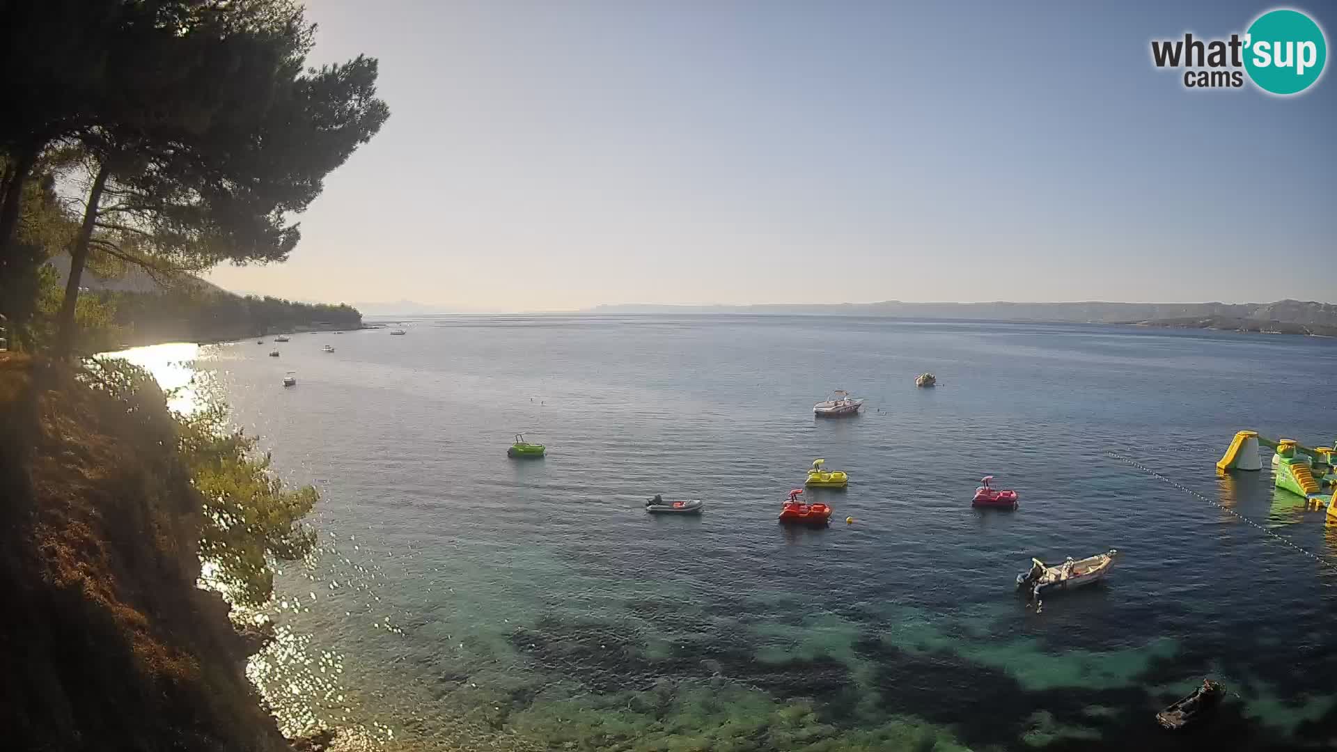 Webcam Playa Potočine Bol – Vista en vivo de Borak Beach, Isla de Brač