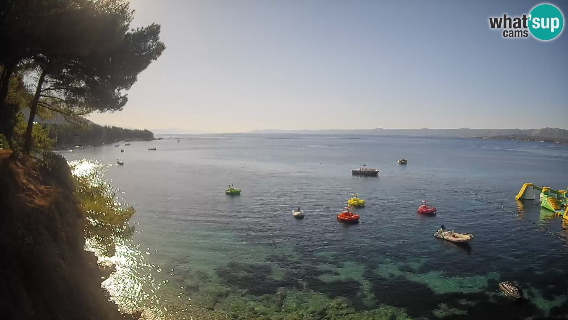 Webcam Playa Potočine Bol – Vista en vivo de Borak Beach, Isla de Brač
