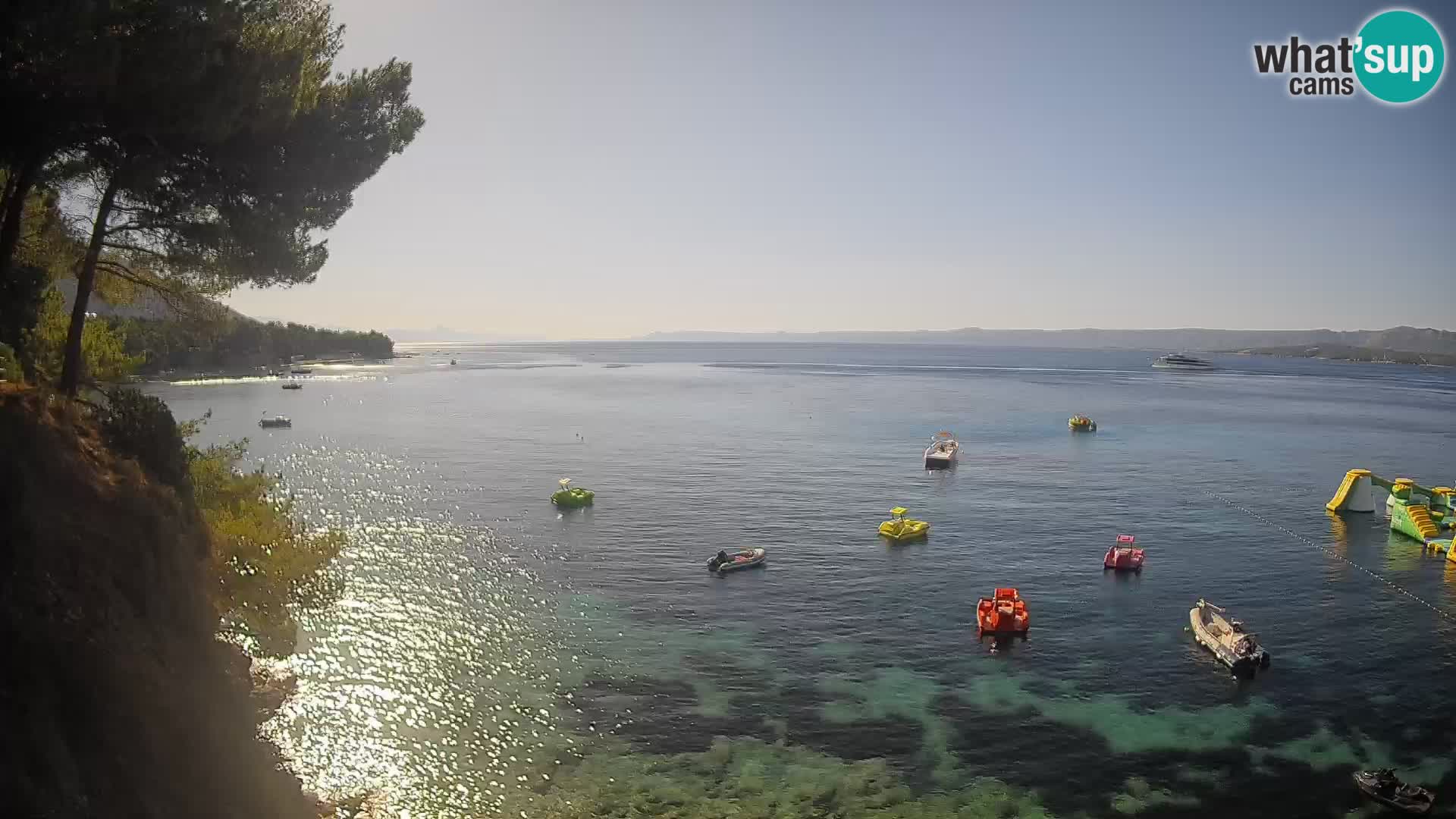 Webcam Potočine Beach Bol – Live View of Borak Beach, Brač Island