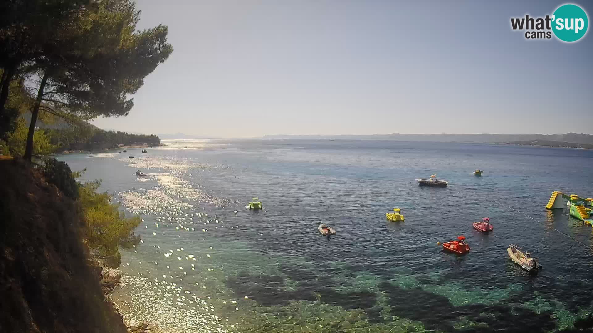Webcam Playa Potočine Bol – Vista en vivo de Borak Beach, Isla de Brač