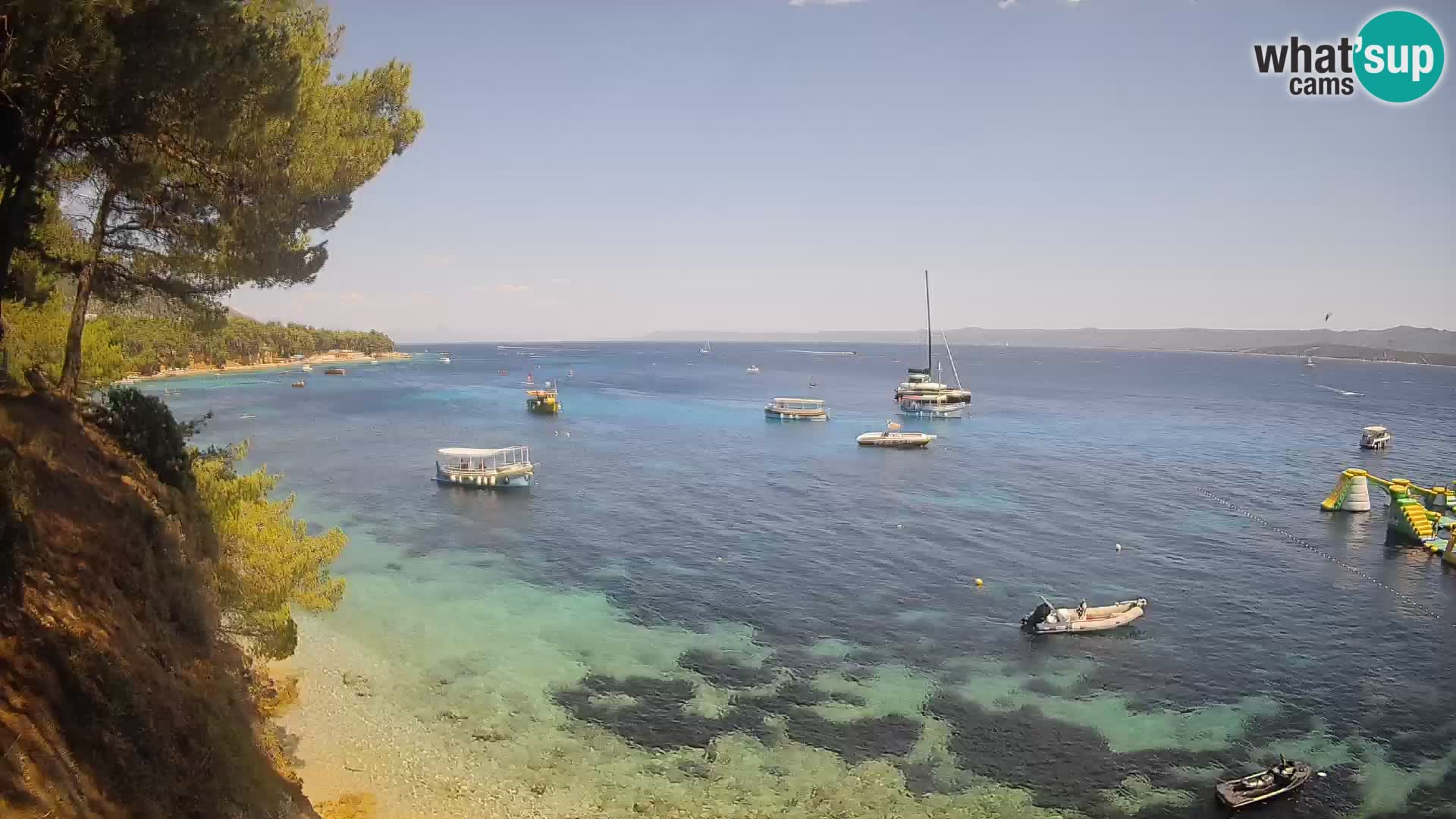 Webcam Playa Potočine Bol – Vista en vivo de Borak Beach, Isla de Brač