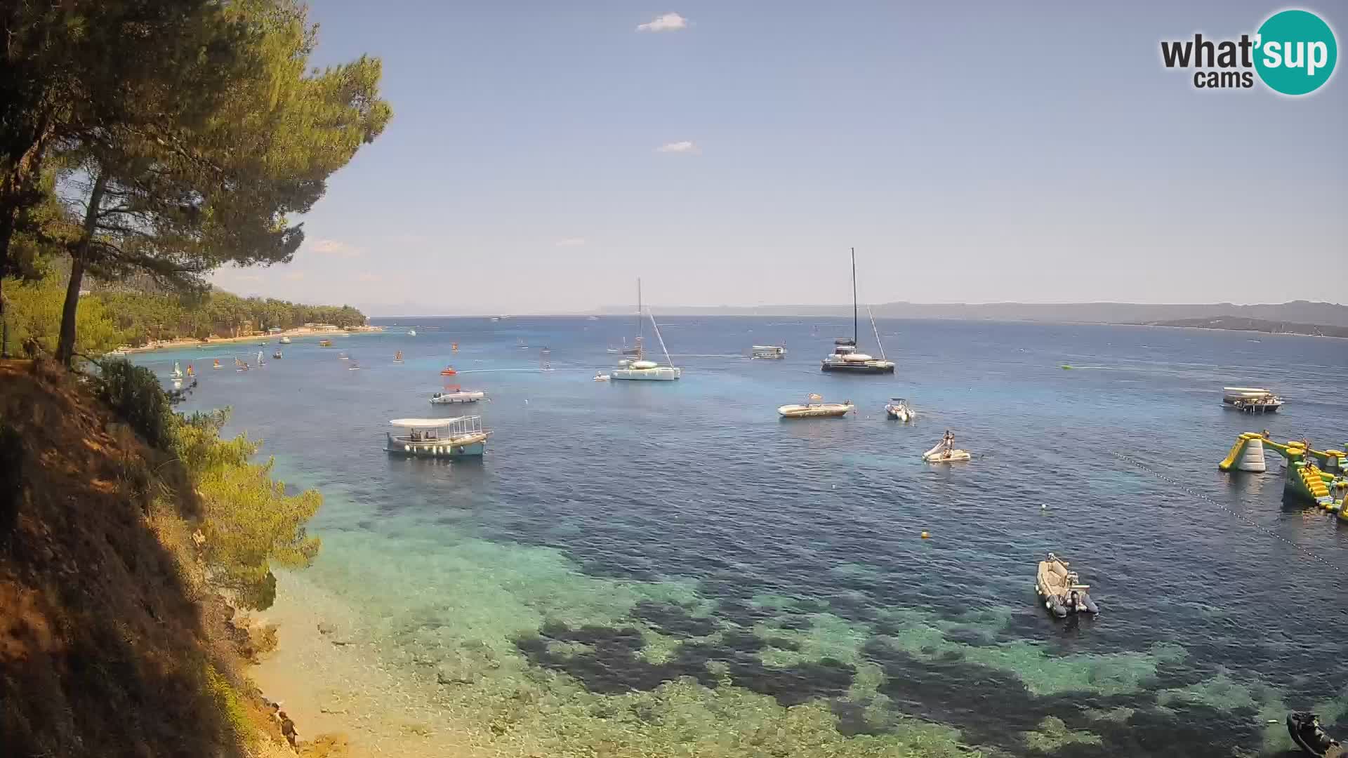 Webcam Potočine Beach Bol – Live View of Borak Beach, Brač Island