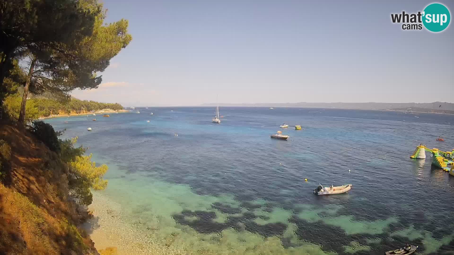 Webcam Potočine Beach Bol – Live View of Borak Beach, Brač Island