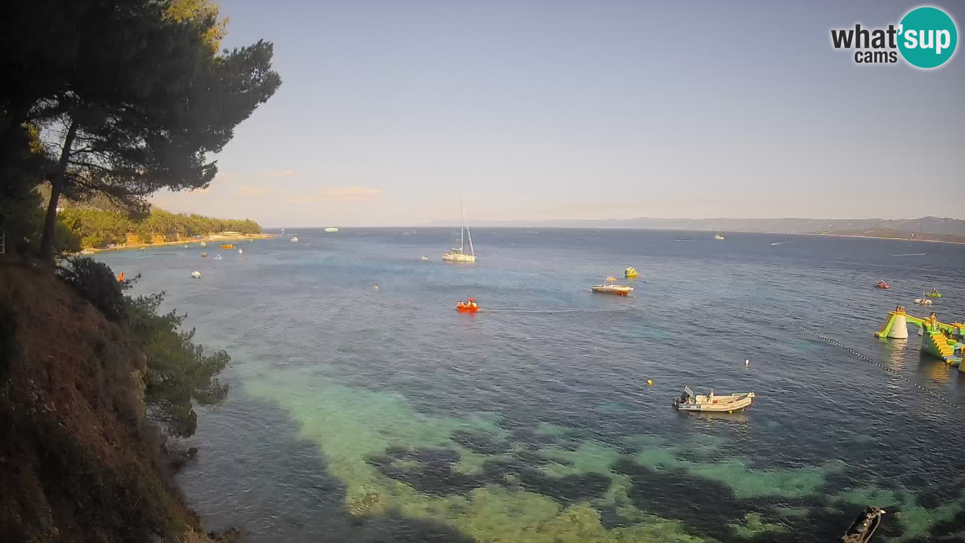 Webcam Strand Potočine Bol – Liveblick auf Borak Beach, Insel Brač