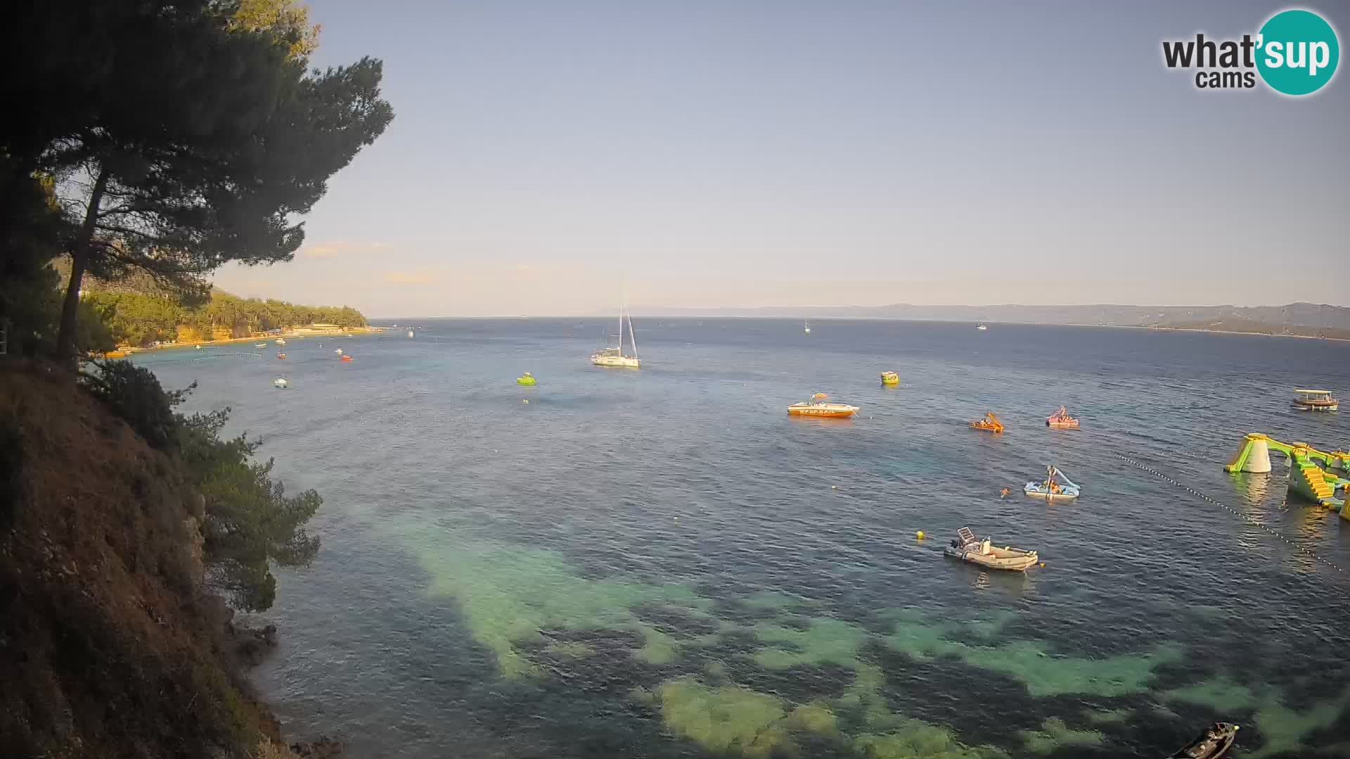 Webcam Strand Potočine Bol – Liveblick auf Borak Beach, Insel Brač