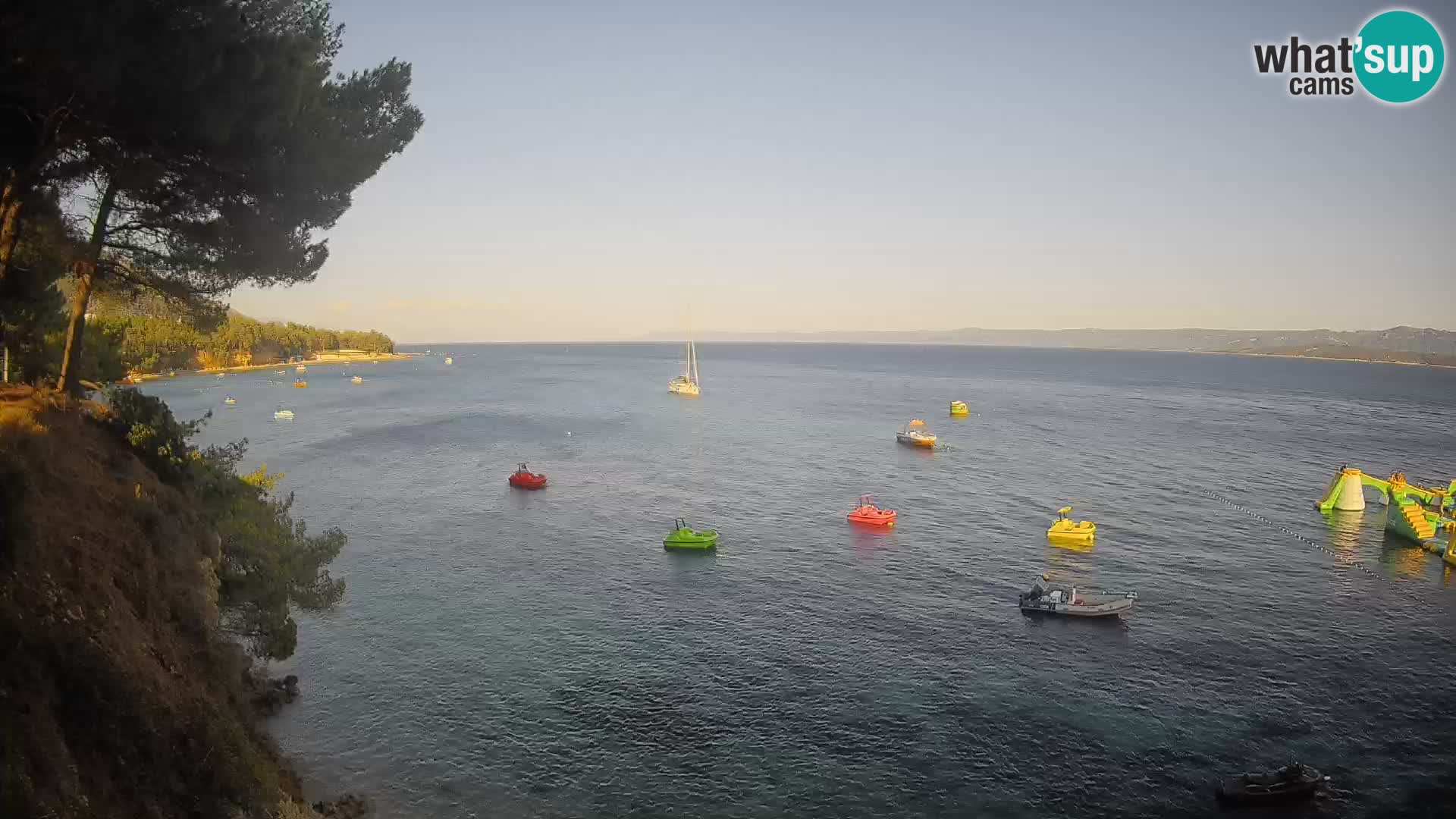 Webcam plage Potočine Bol – Vue en direct sur Borak Beach, île de Brač