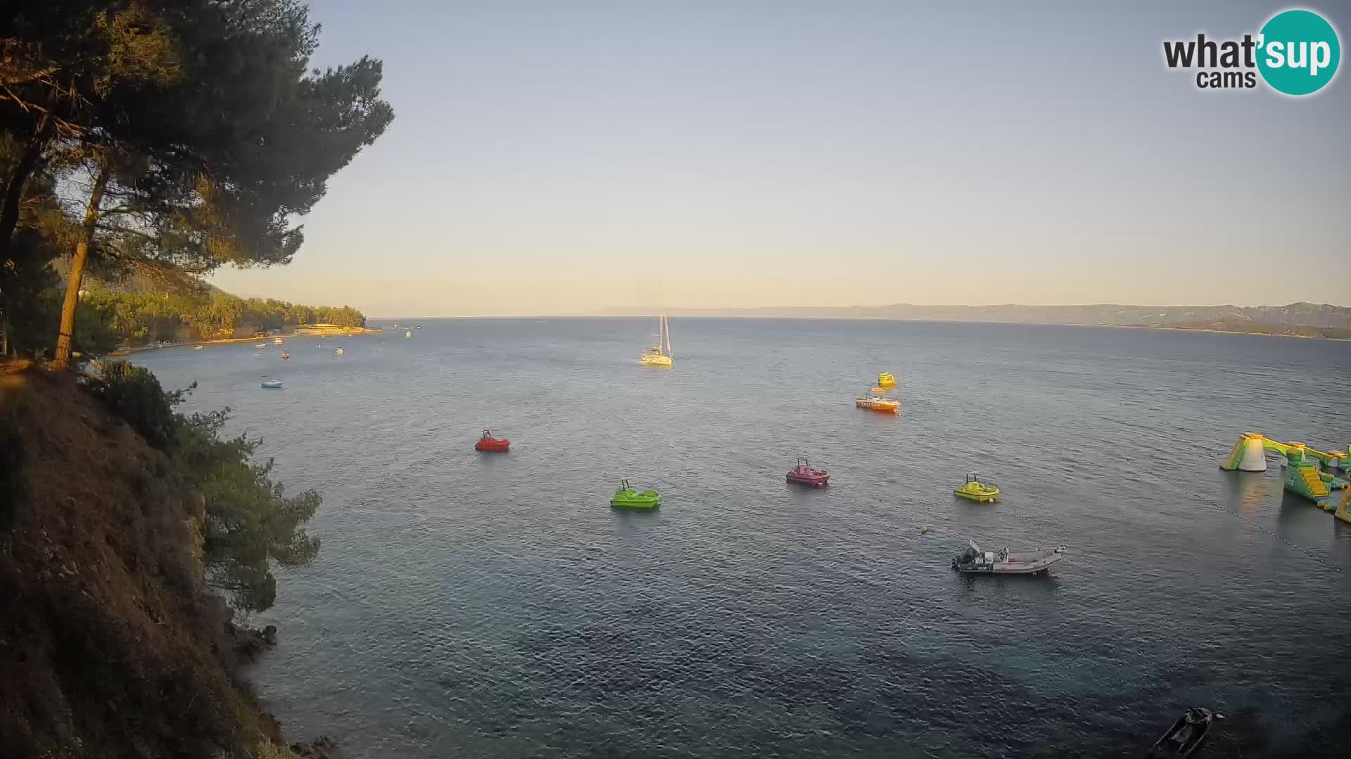 Webcam Strand Potočine Bol – Liveblick auf Borak Beach, Insel Brač
