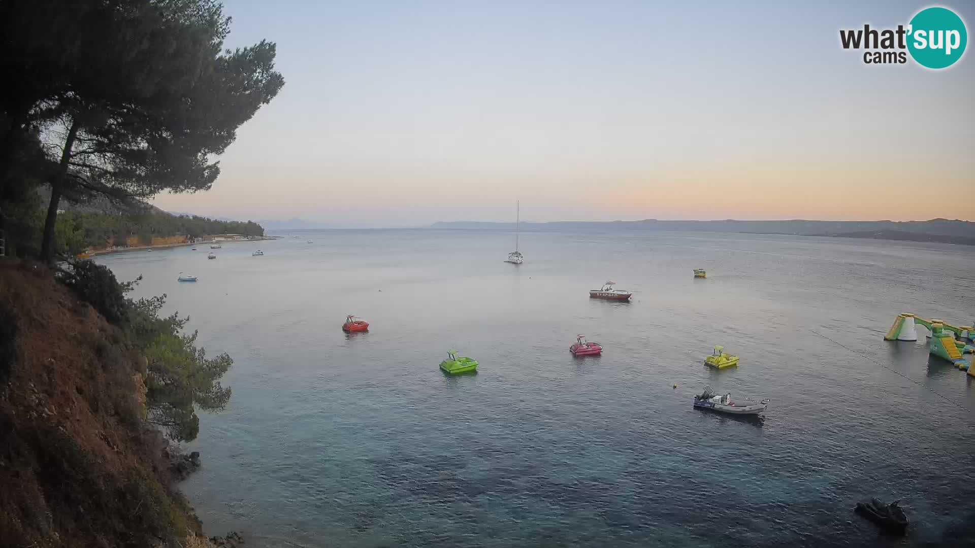 Webcam Playa Potočine Bol – Vista en vivo de Borak Beach, Isla de Brač