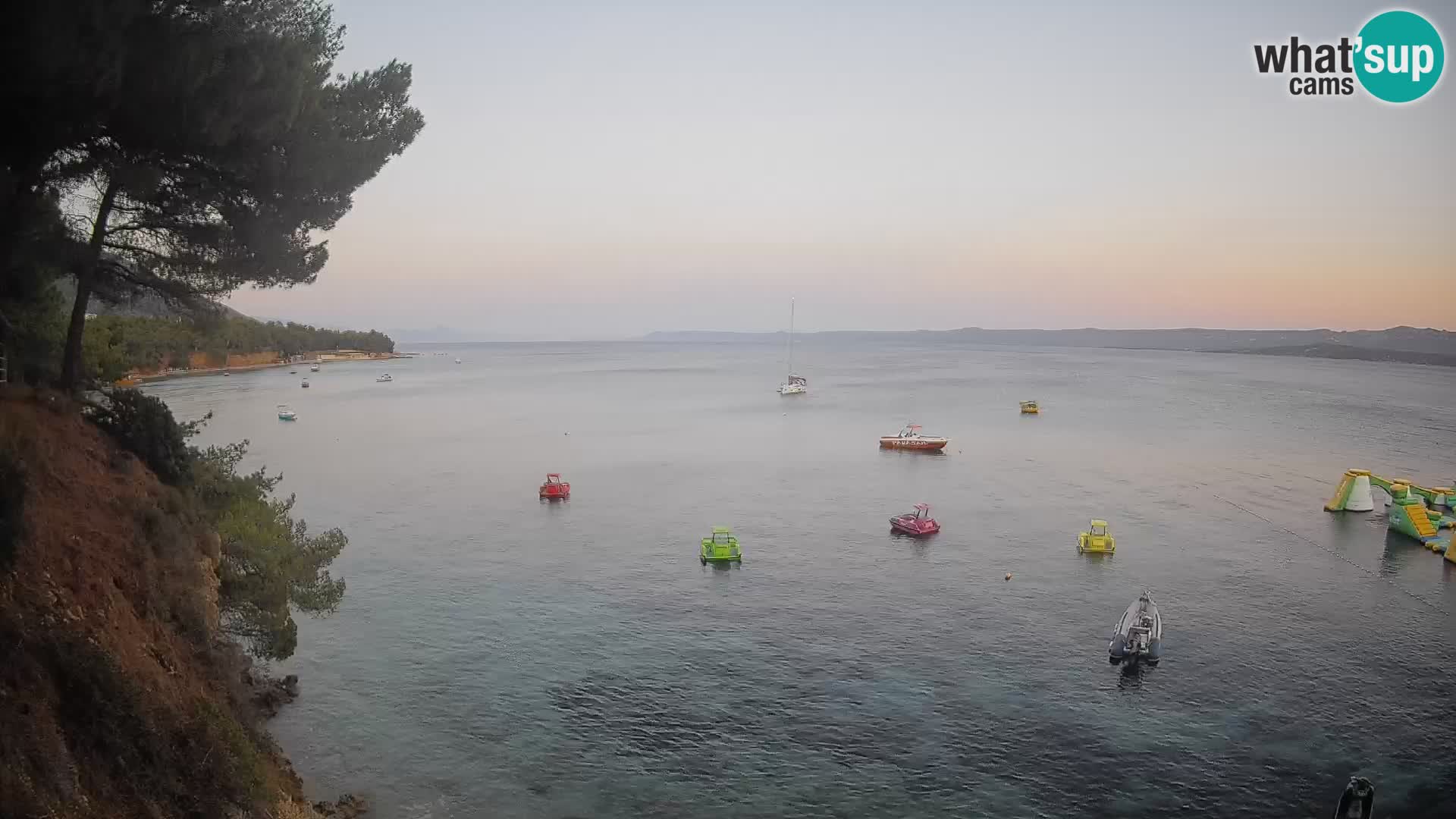 Webcam plage Potočine Bol – Vue en direct sur Borak Beach, île de Brač