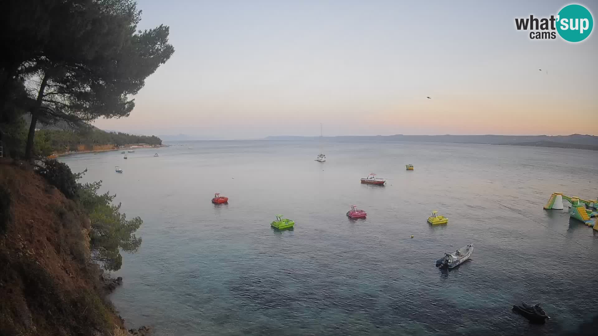 Webcam Strand Potočine Bol – Liveblick auf Borak Beach, Insel Brač