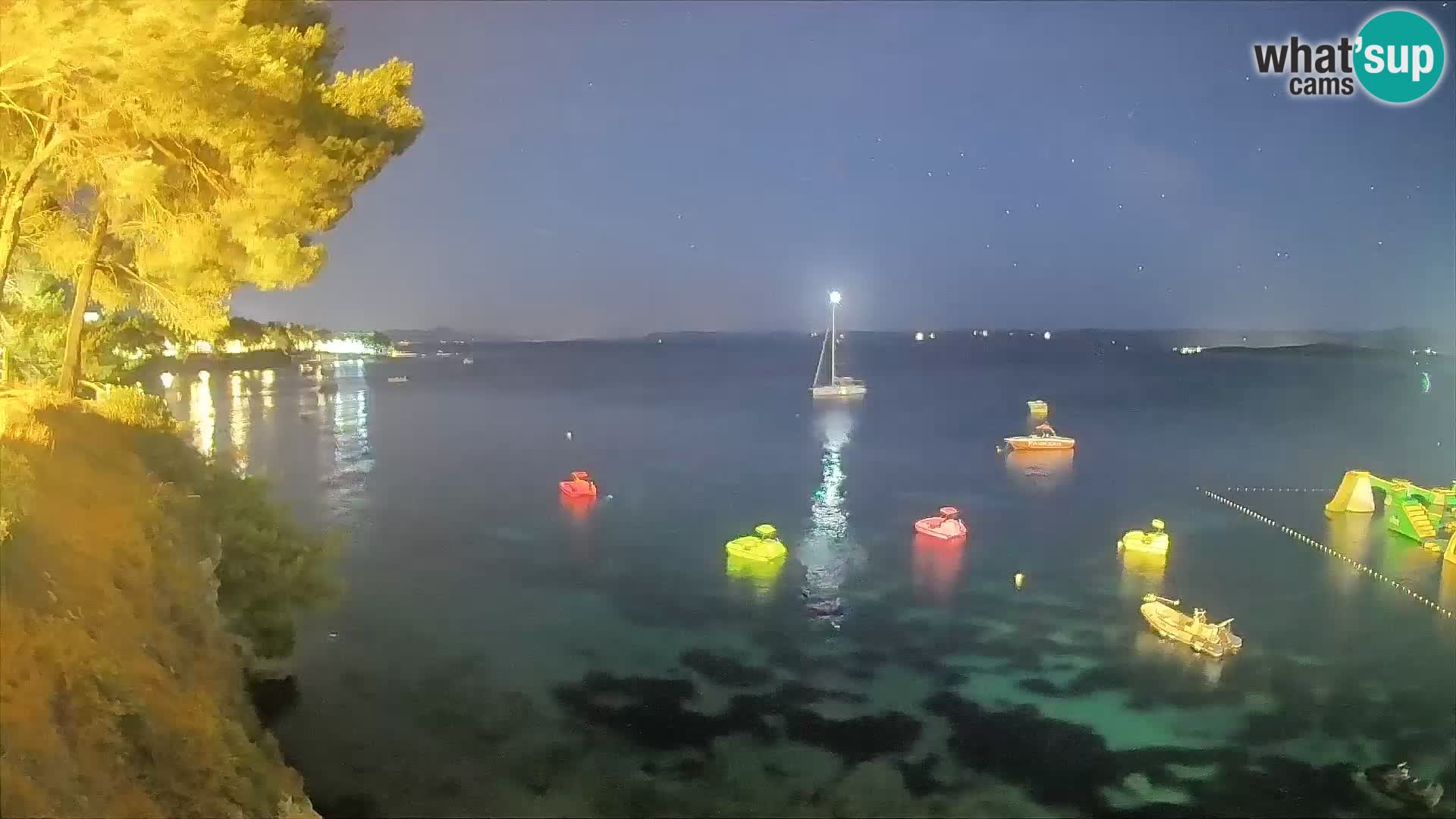 Webcam Strand Potočine Bol – Liveblick auf Borak Beach, Insel Brač
