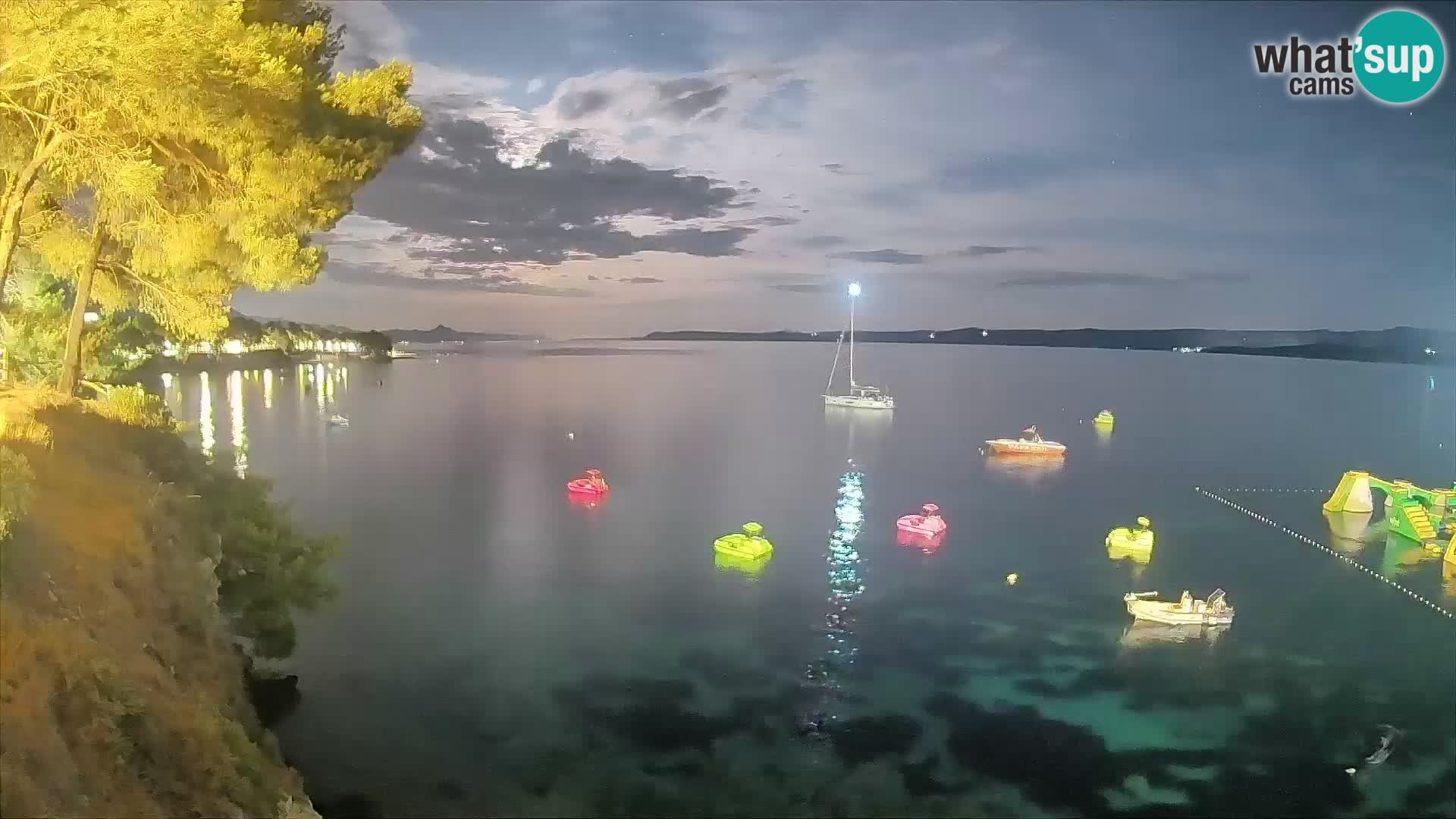 Webcam Strand Potočine Bol – Liveblick auf Borak Beach, Insel Brač