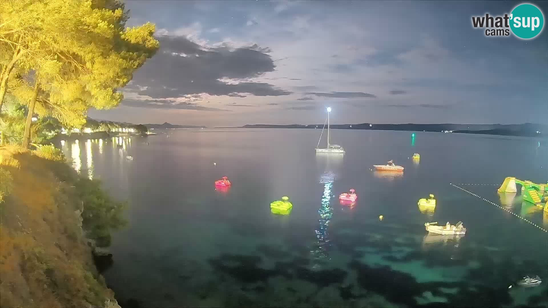 Webcam Strand Potočine Bol – Liveblick auf Borak Beach, Insel Brač