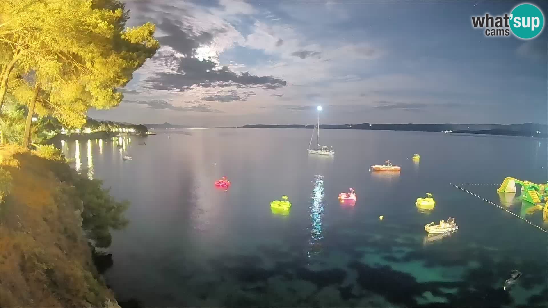 Webcam Strand Potočine Bol – Liveblick auf Borak Beach, Insel Brač
