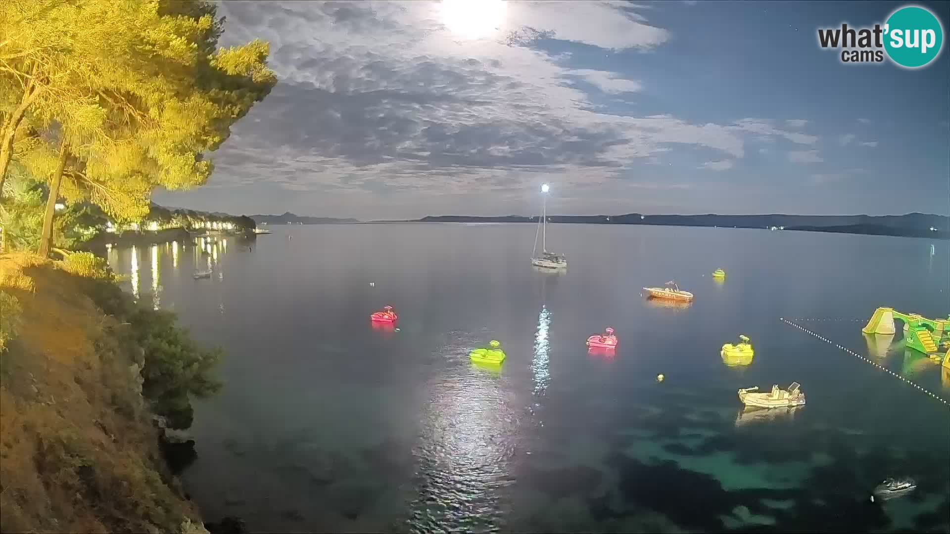 Webcam Playa Potočine Bol – Vista en vivo de Borak Beach, Isla de Brač