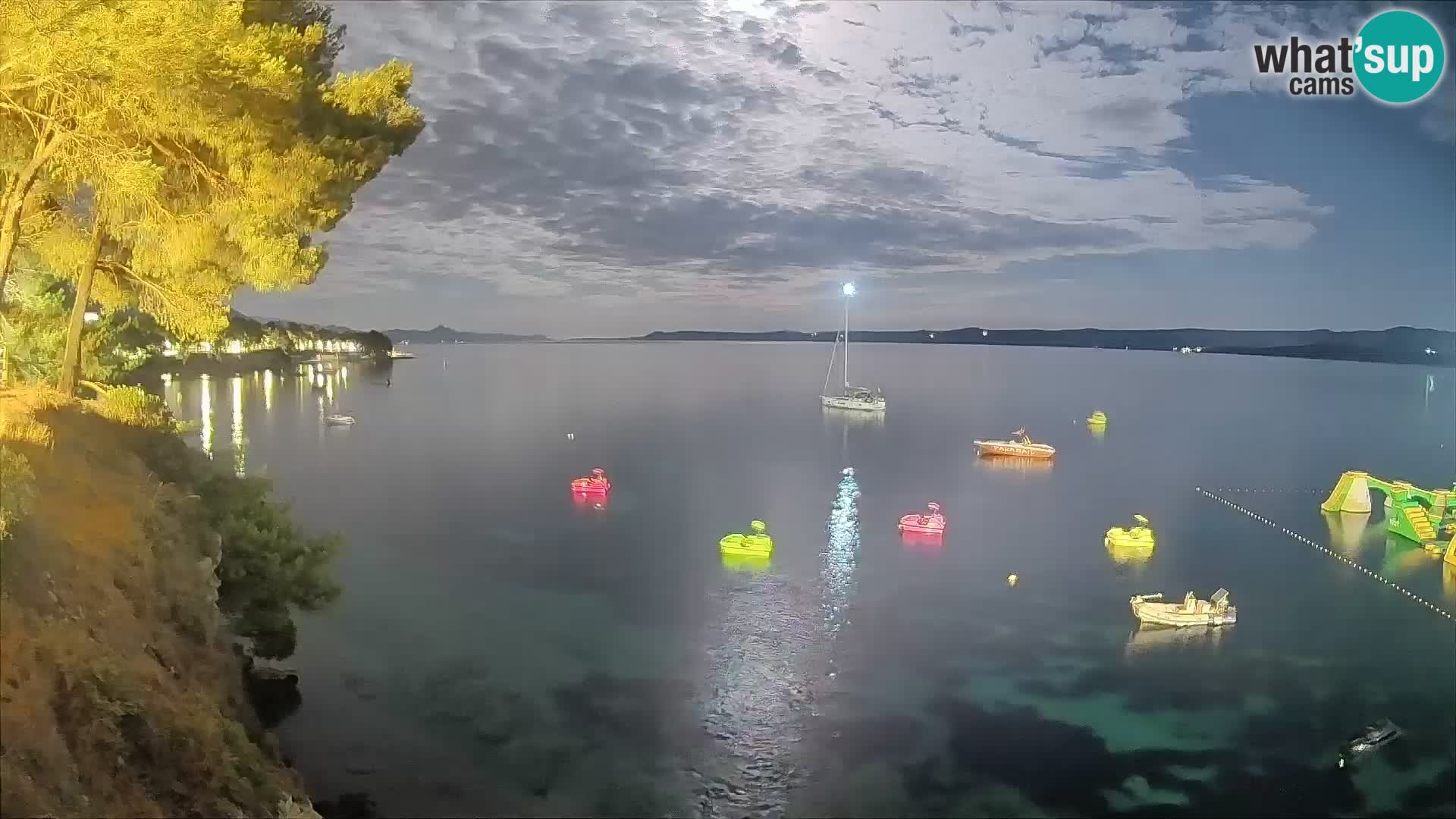 Webcam Strand Potočine Bol – Liveblick auf Borak Beach, Insel Brač