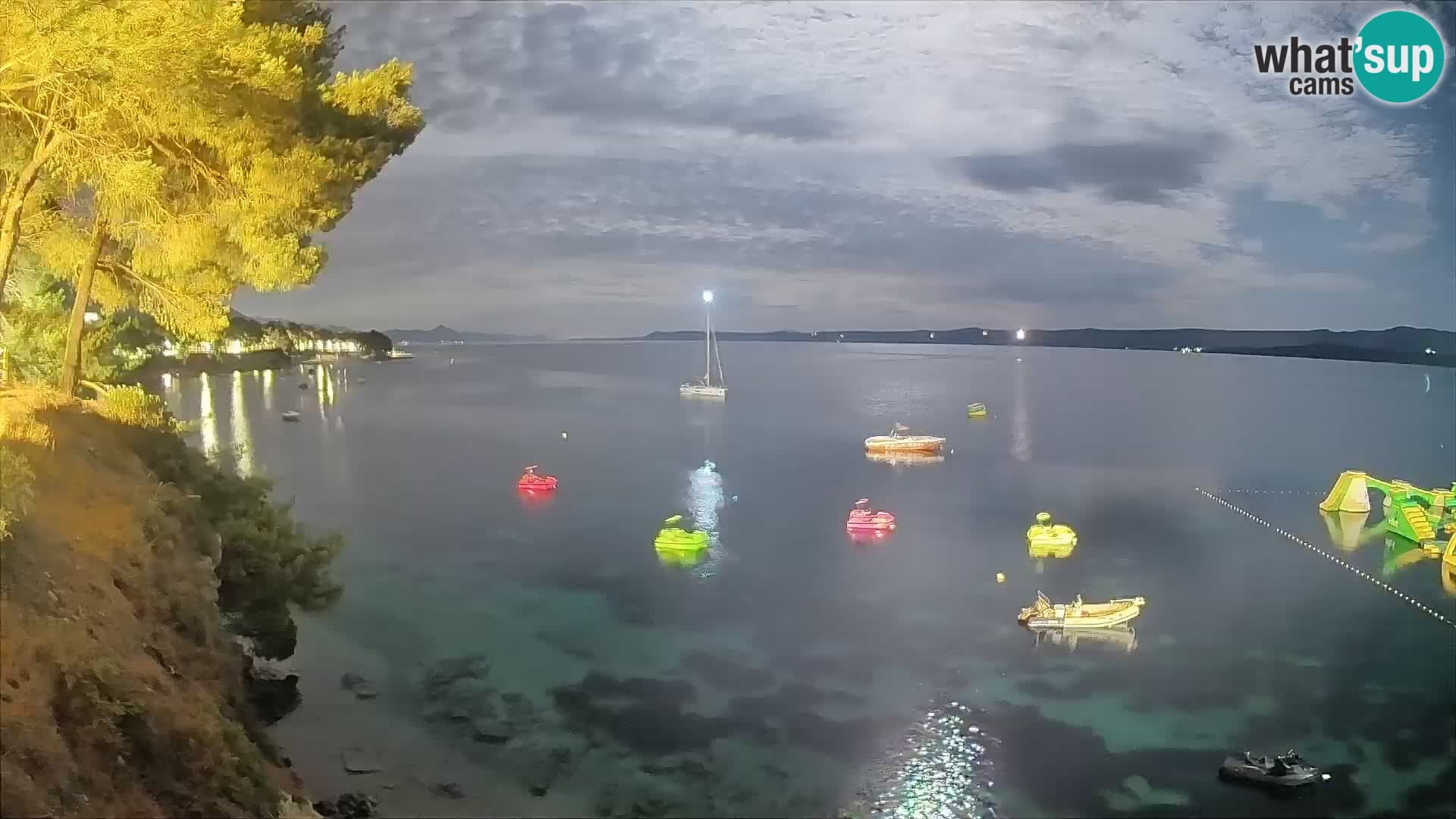 Webcam Playa Potočine Bol – Vista en vivo de Borak Beach, Isla de Brač