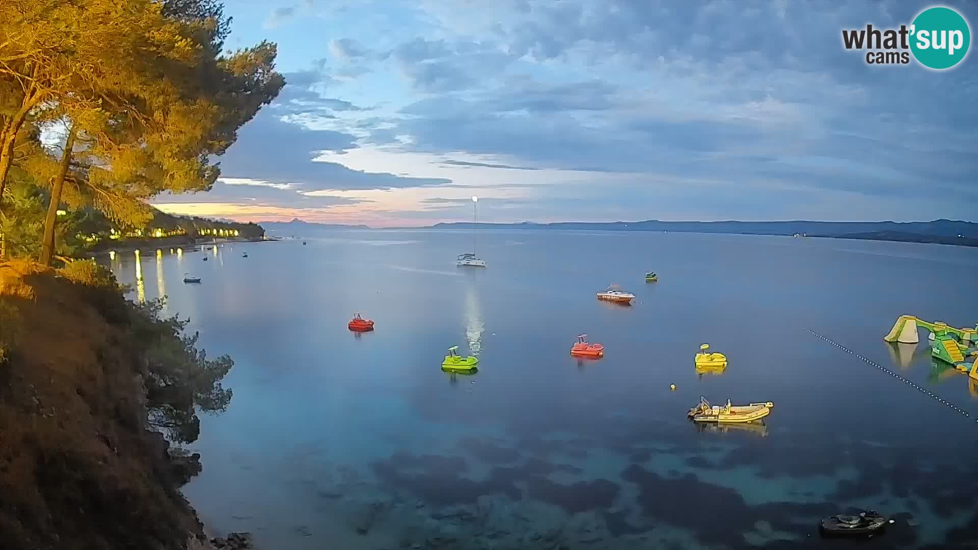 Webcam Strand Potočine Bol – Liveblick auf Borak Beach, Insel Brač