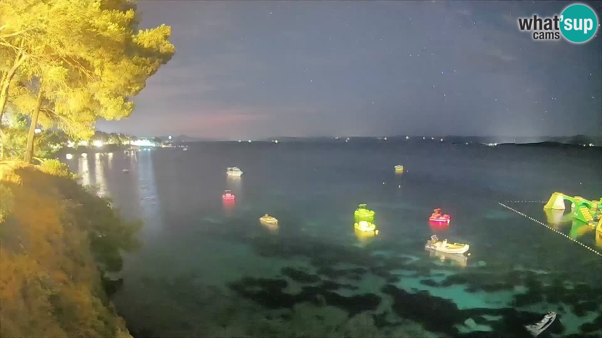 Webcam Strand Potočine Bol – Liveblick auf Borak Beach, Insel Brač