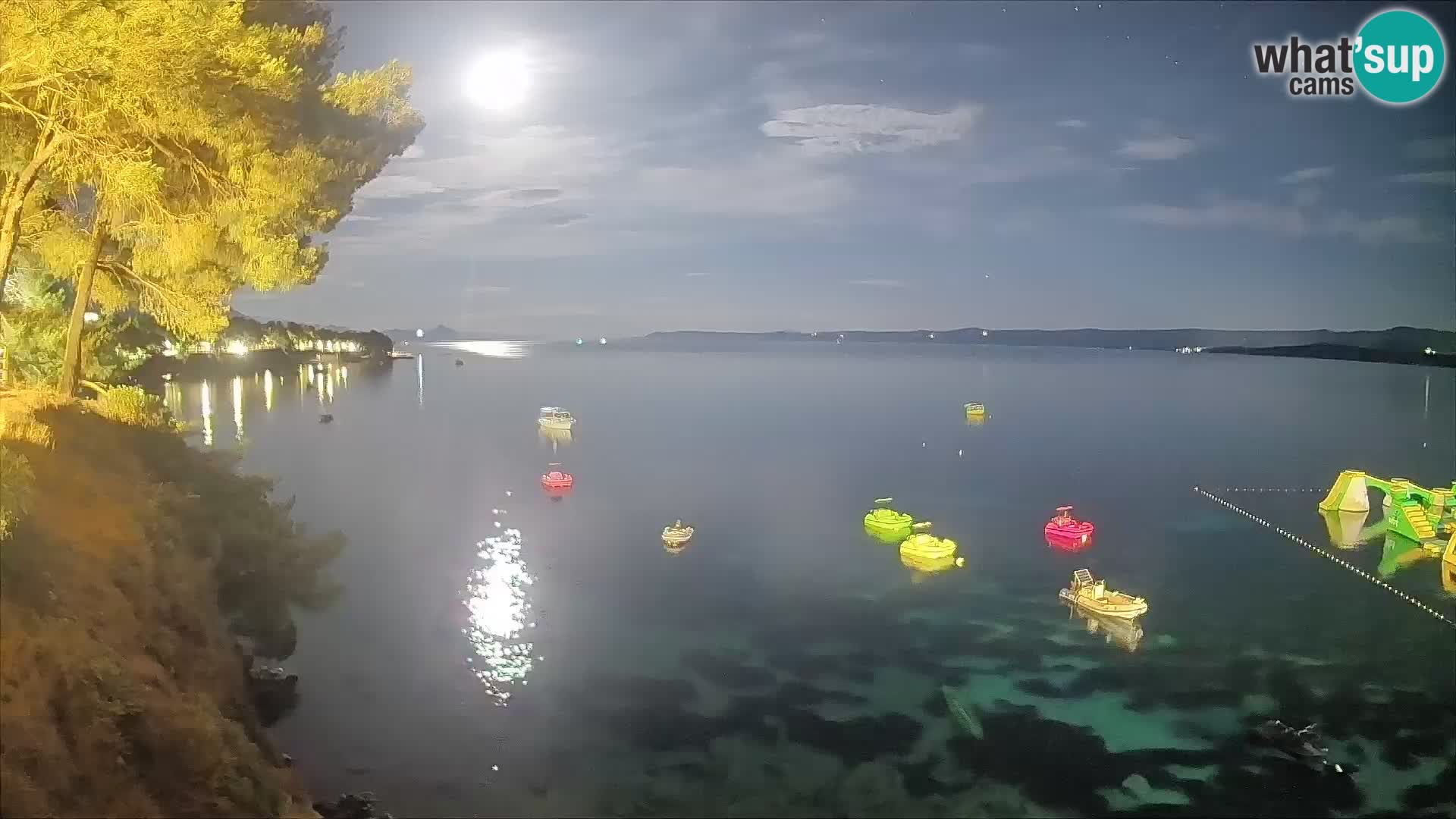 Webcam plage Potočine Bol – Vue en direct sur Borak Beach, île de Brač