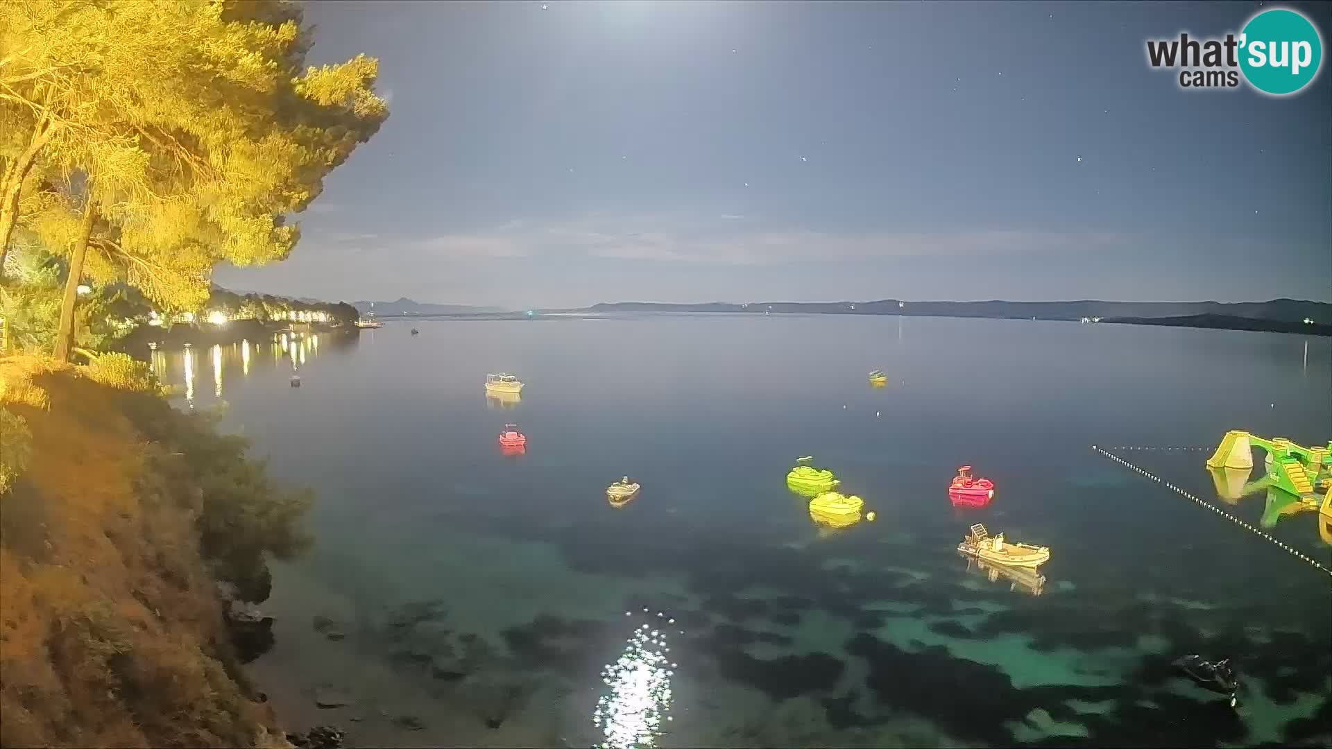 Webcam Strand Potočine Bol – Liveblick auf Borak Beach, Insel Brač
