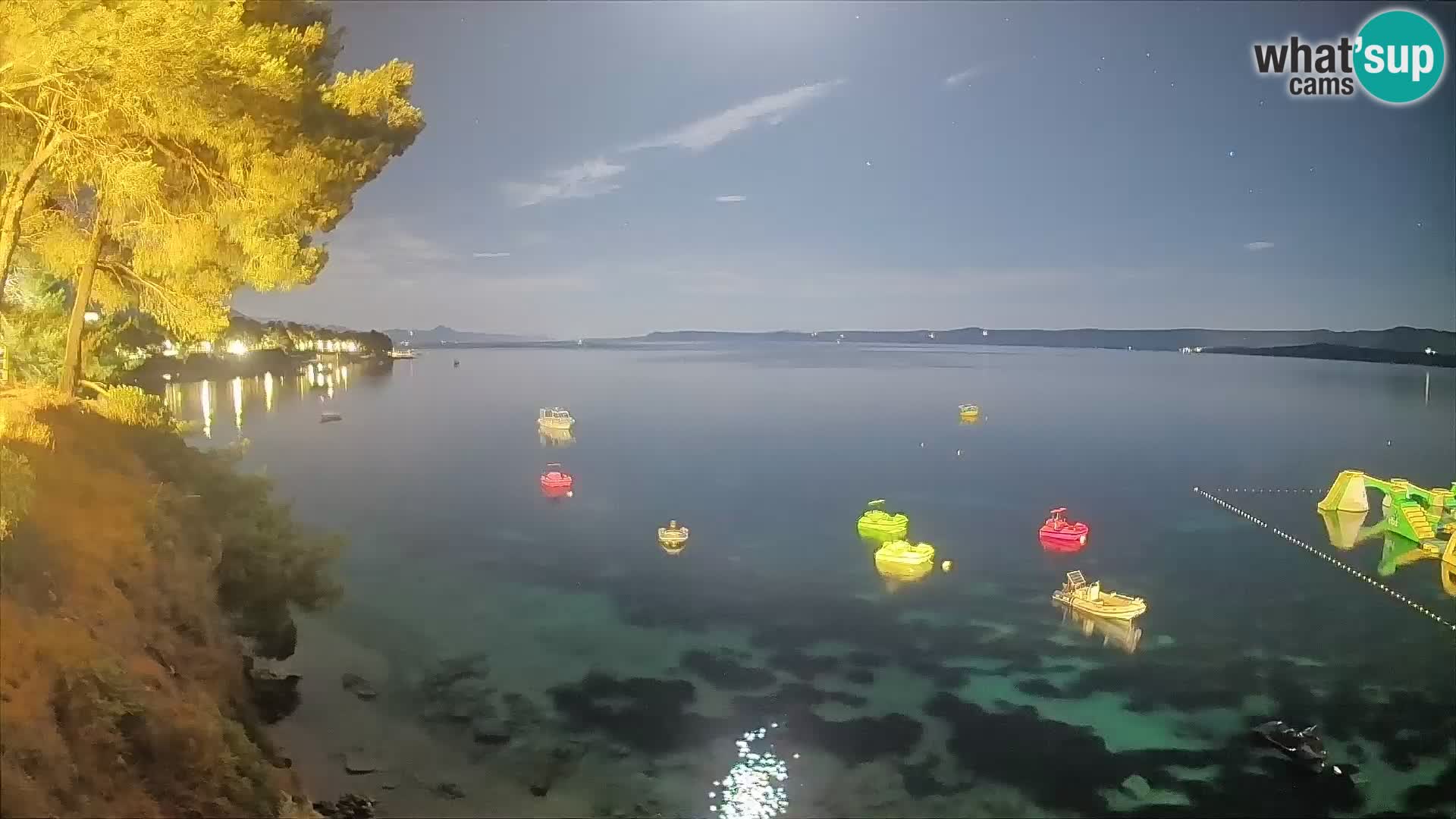 Webcam Playa Potočine Bol – Vista en vivo de Borak Beach, Isla de Brač