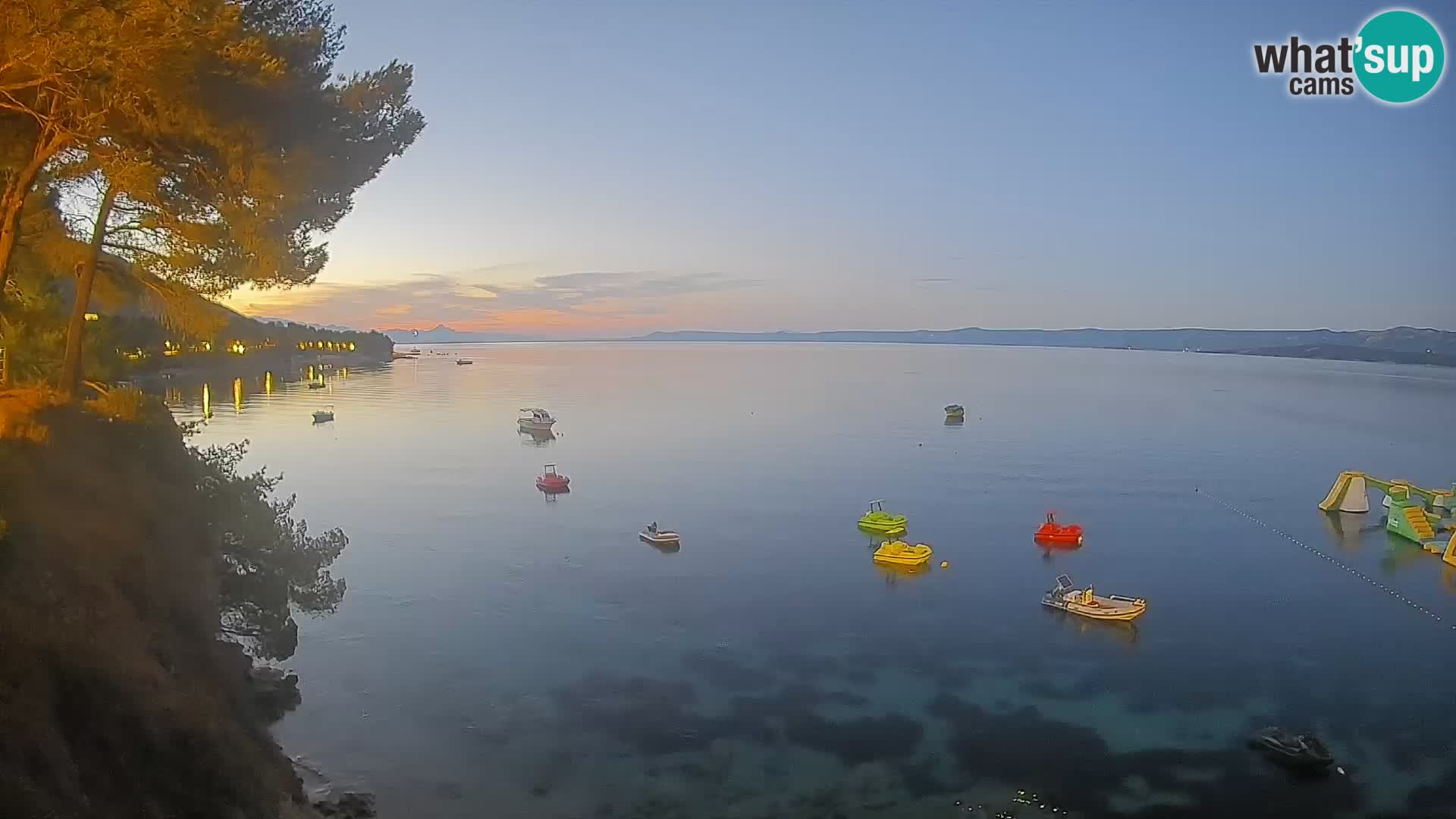 Webcam Strand Potočine Bol – Liveblick auf Borak Beach, Insel Brač