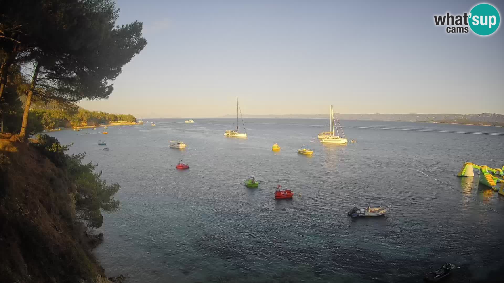 Webcam Strand Potočine Bol – Liveblick auf Borak Beach, Insel Brač