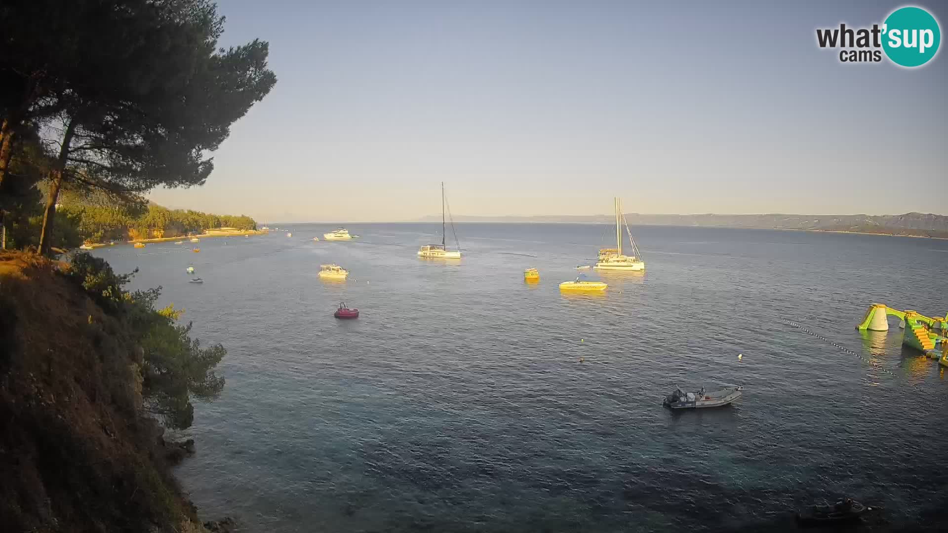 Webcam Strand Potočine Bol – Liveblick auf Borak Beach, Insel Brač