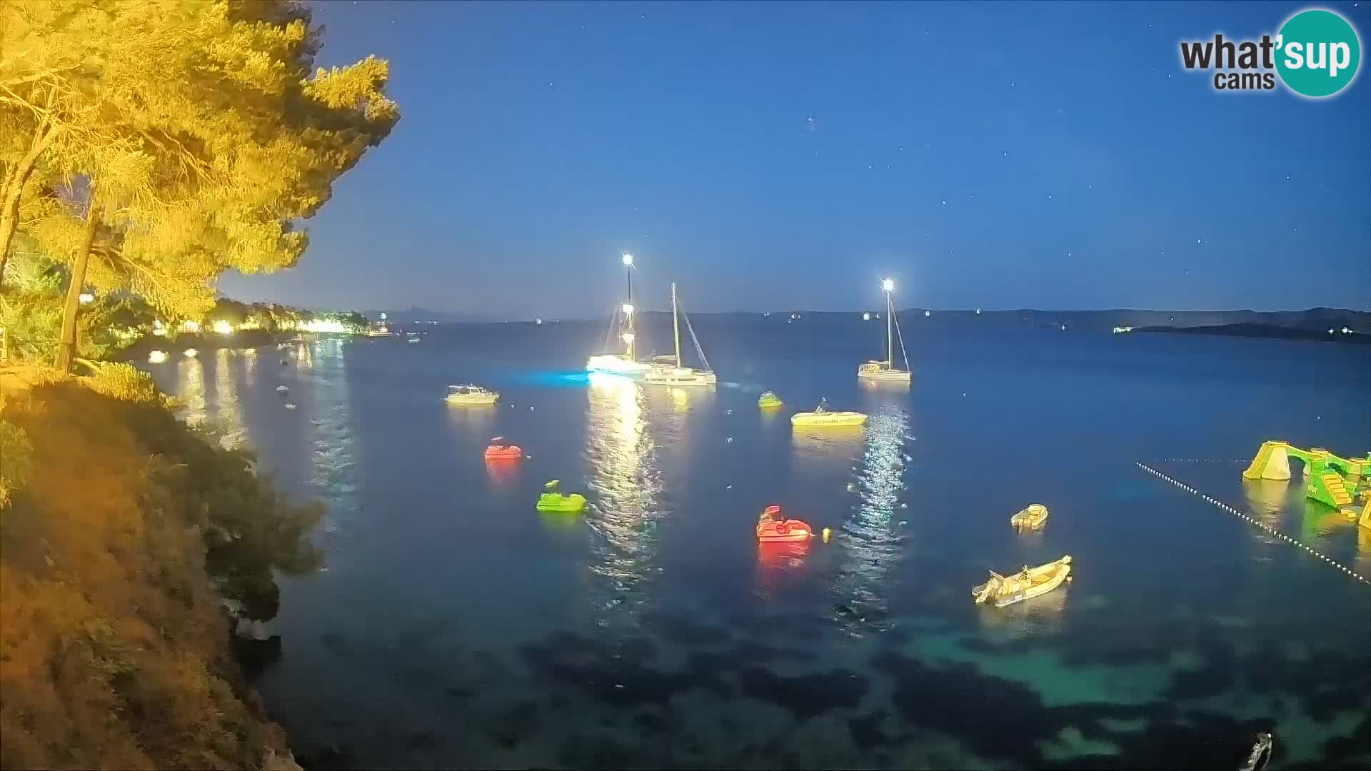Webcam Playa Potočine Bol – Vista en vivo de Borak Beach, Isla de Brač