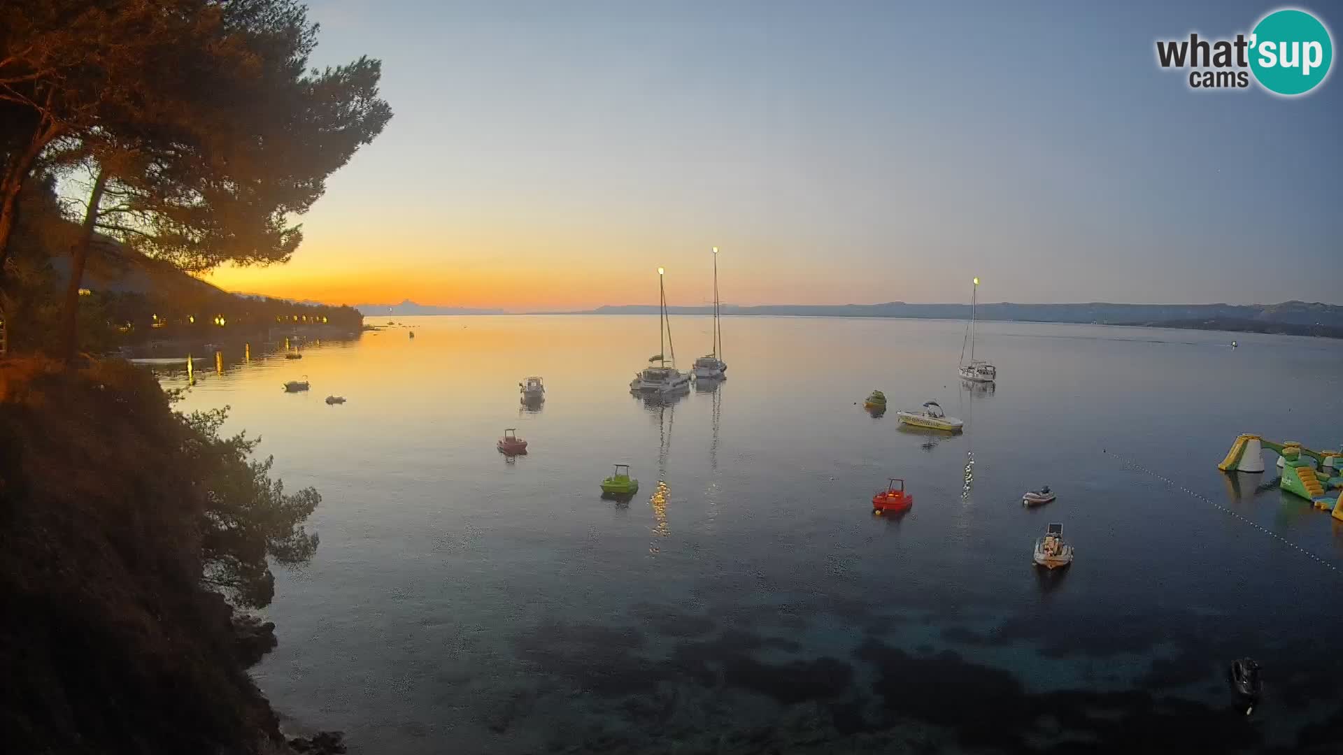 Webcam Strand Potočine Bol – Liveblick auf Borak Beach, Insel Brač