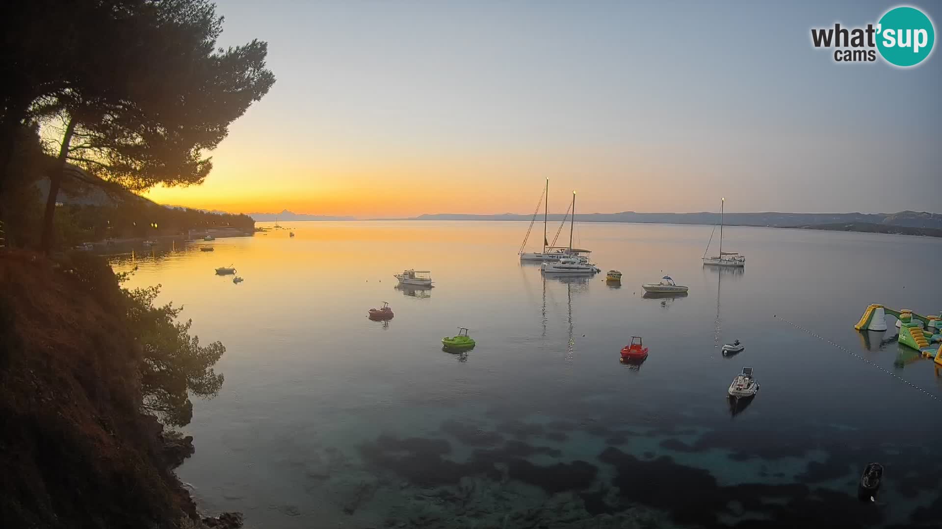 Webcam Strand Potočine Bol – Liveblick auf Borak Beach, Insel Brač