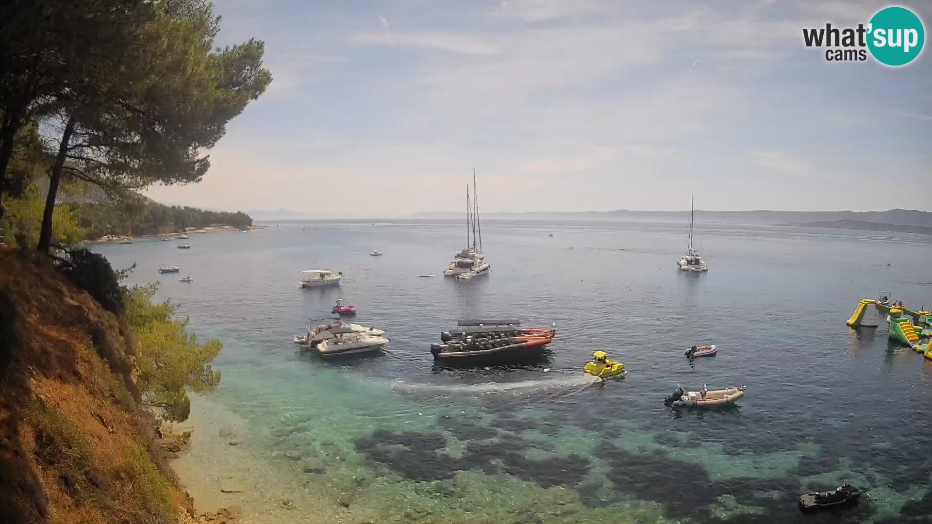 Webcam Playa Potočine Bol – Vista en vivo de Borak Beach, Isla de Brač