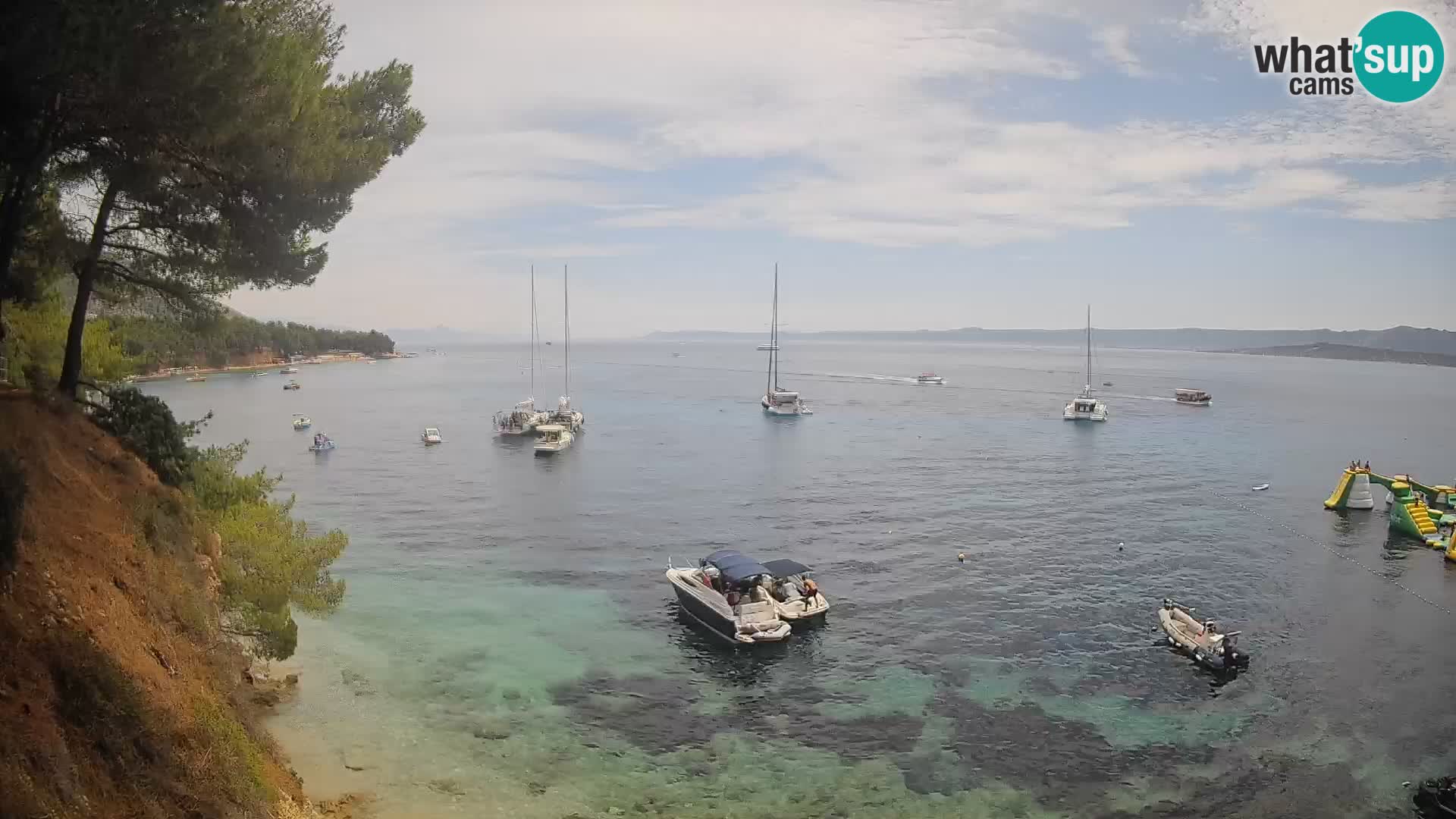 Webcam Potočine Beach Bol – Live View of Borak Beach, Brač Island