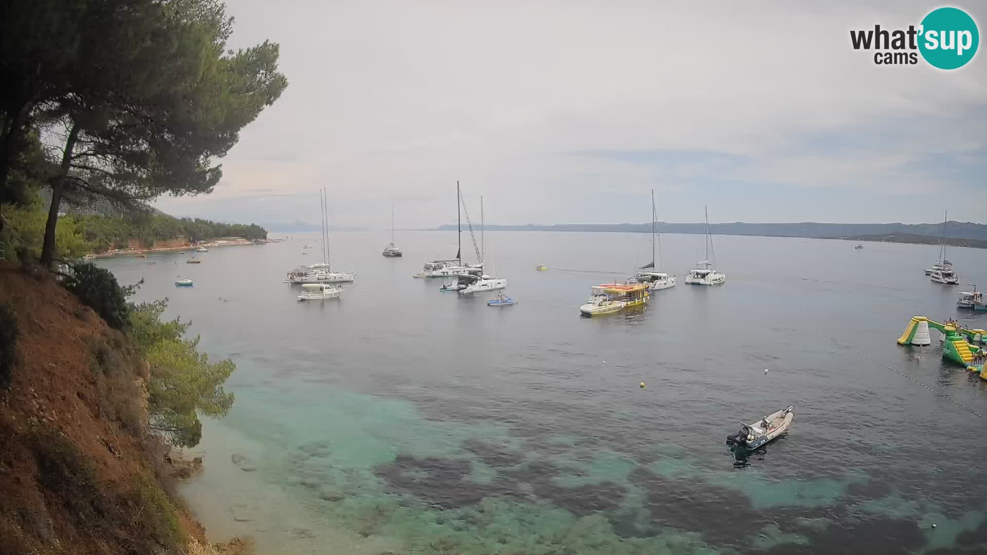 Webcam Potočine Beach Bol – Live View of Borak Beach, Brač Island