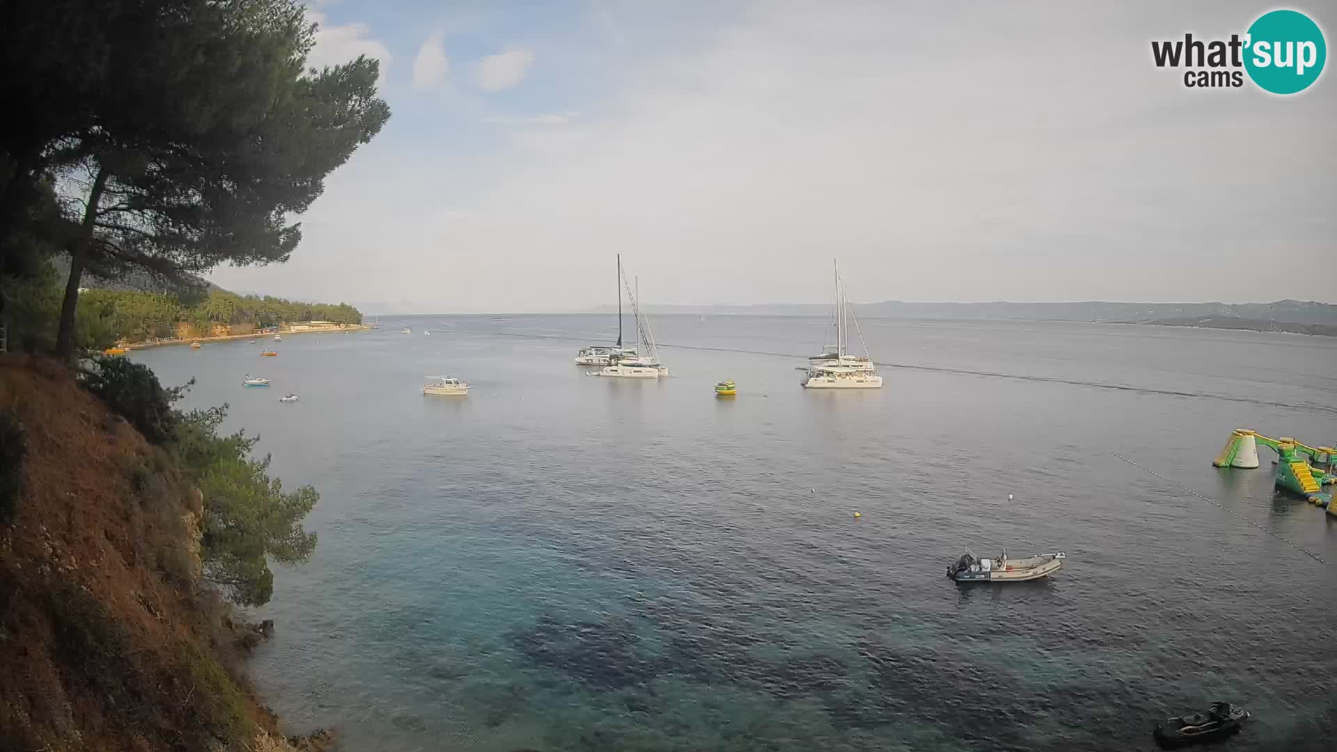 Webcam plage Potočine Bol – Vue en direct sur Borak Beach, île de Brač