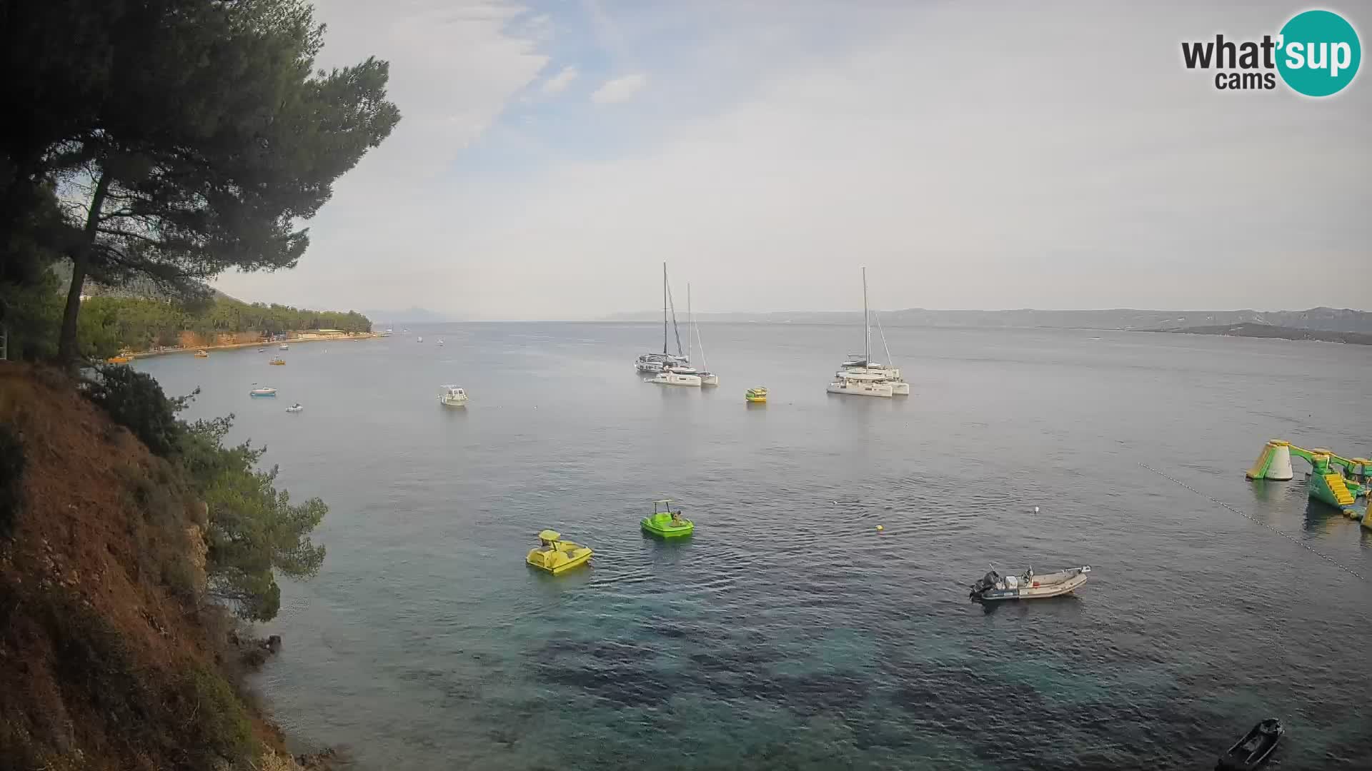 Webcam Strand Potočine Bol – Liveblick auf Borak Beach, Insel Brač