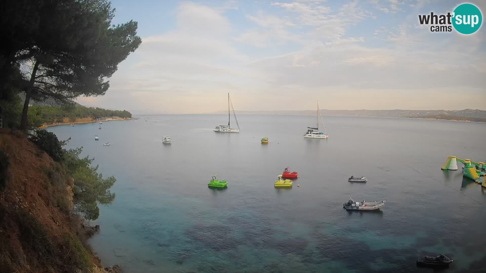 Webcam plage Potočine Bol – Vue en direct sur Borak Beach, île de Brač