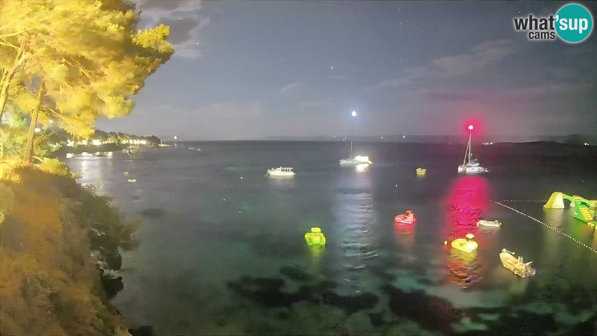 Webcam Potočine Beach Bol – Live View of Borak Beach, Brač Island
