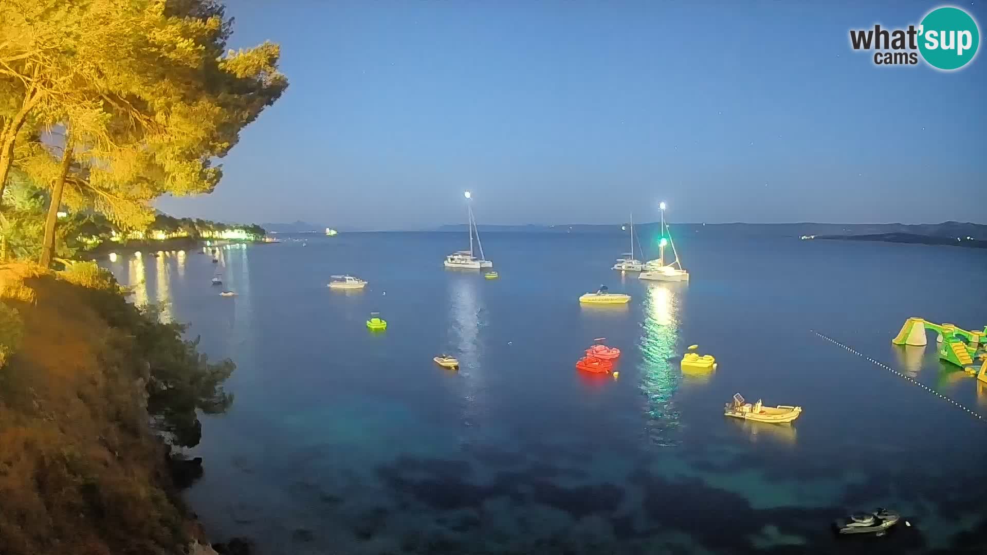 Webcam Potočine Beach Bol – Live View of Borak Beach, Brač Island