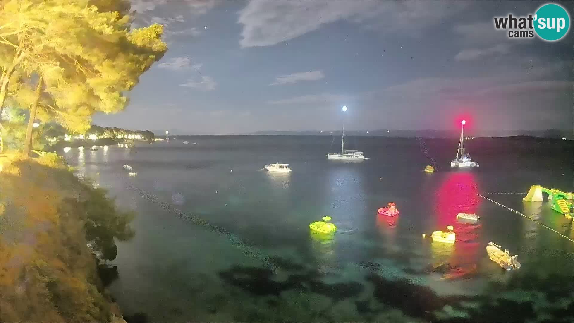 Webcam Potočine Beach Bol – Live View of Borak Beach, Brač Island