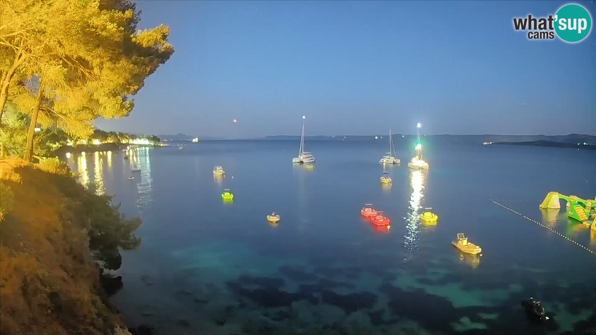 Webcam Potočine Beach Bol – Live View of Borak Beach, Brač Island